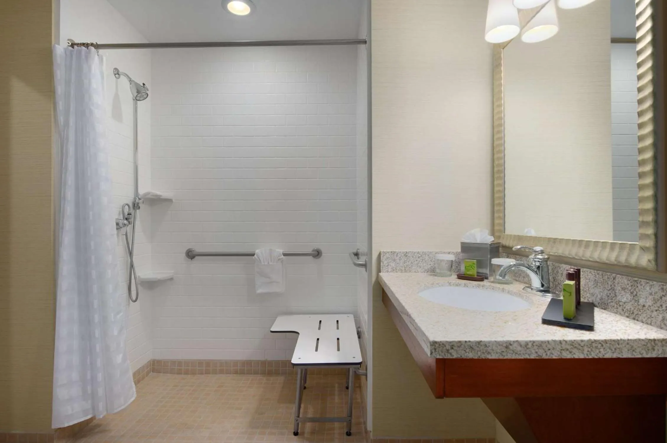 Shower in Embassy Suites by Hilton Tampa Brandon