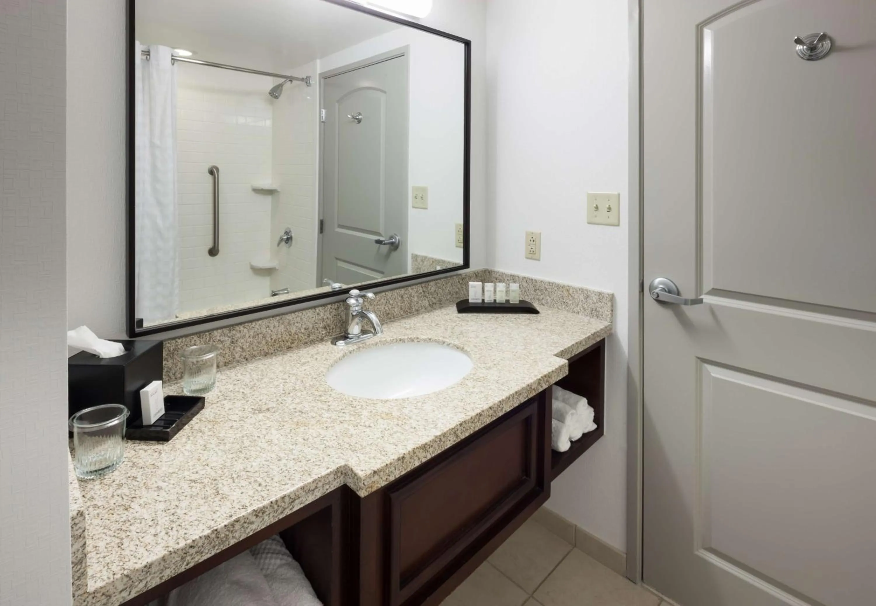 Bathroom in Embassy Suites by Hilton Tampa Brandon