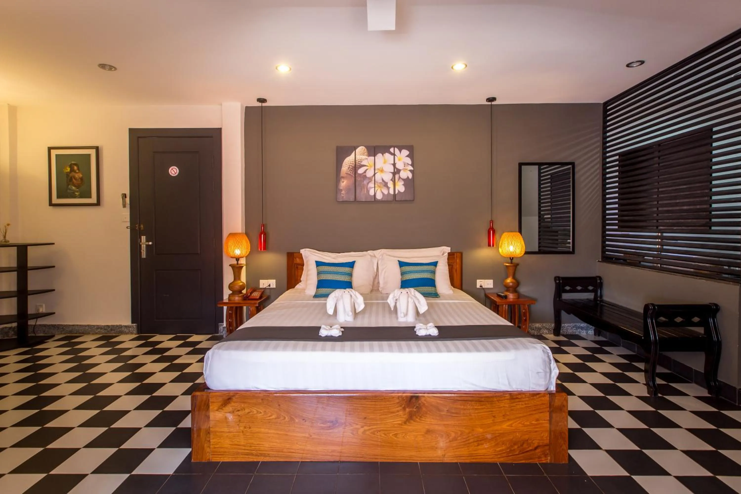 Bed in Baby Elephant Boutique Hotel
