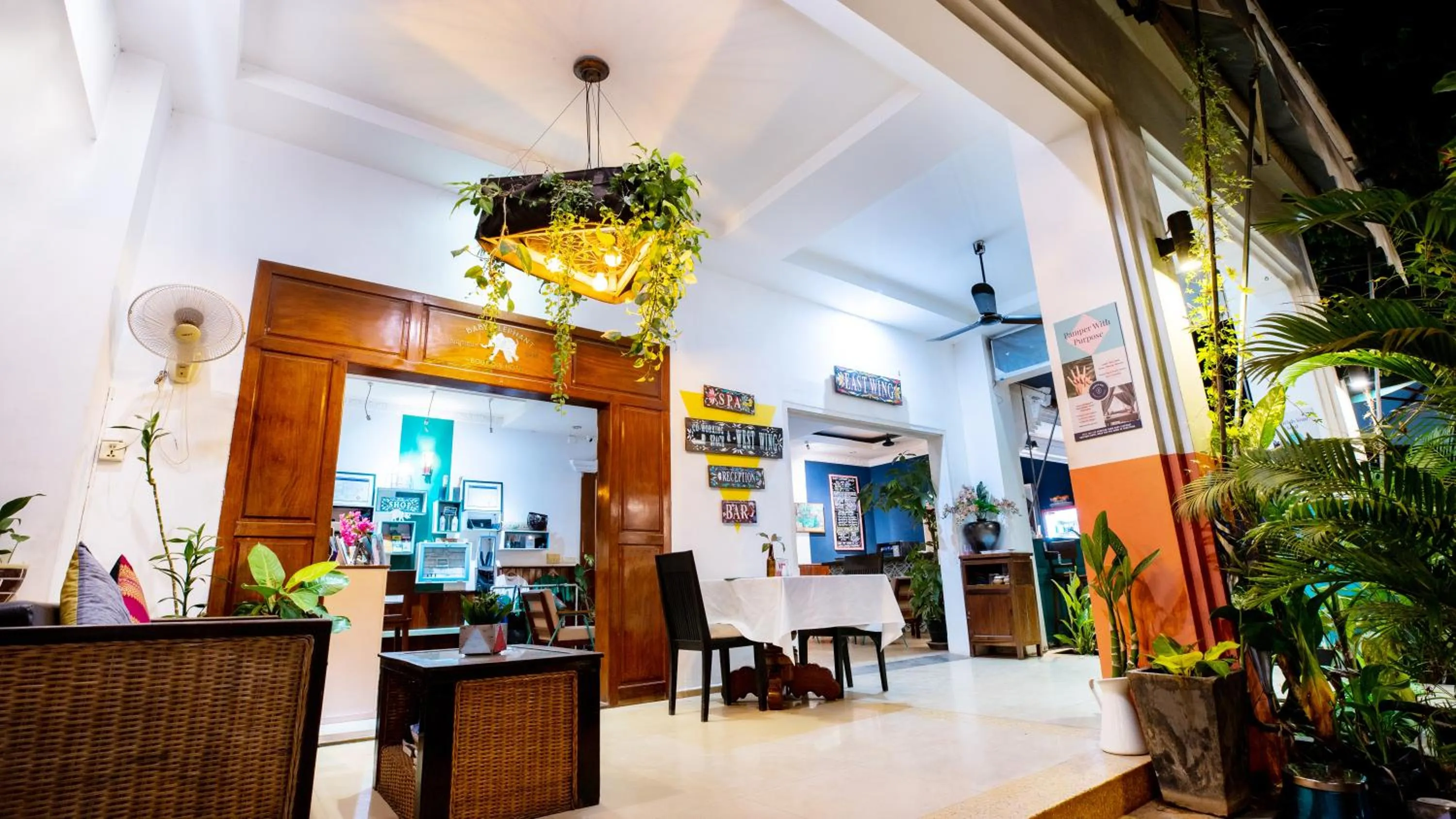 Lobby or reception in Baby Elephant Boutique Hotel