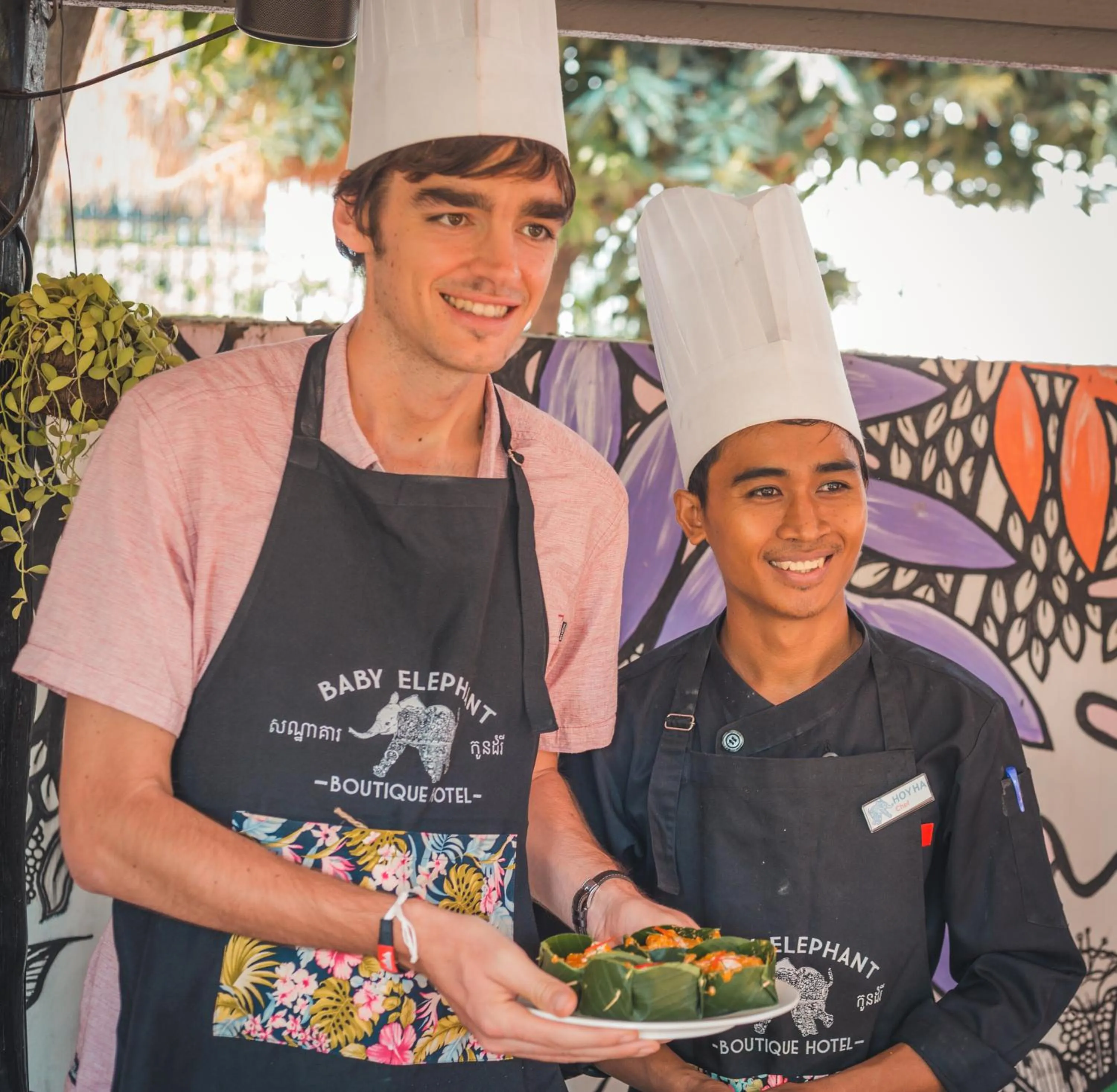 Staff in Baby Elephant Boutique Hotel
