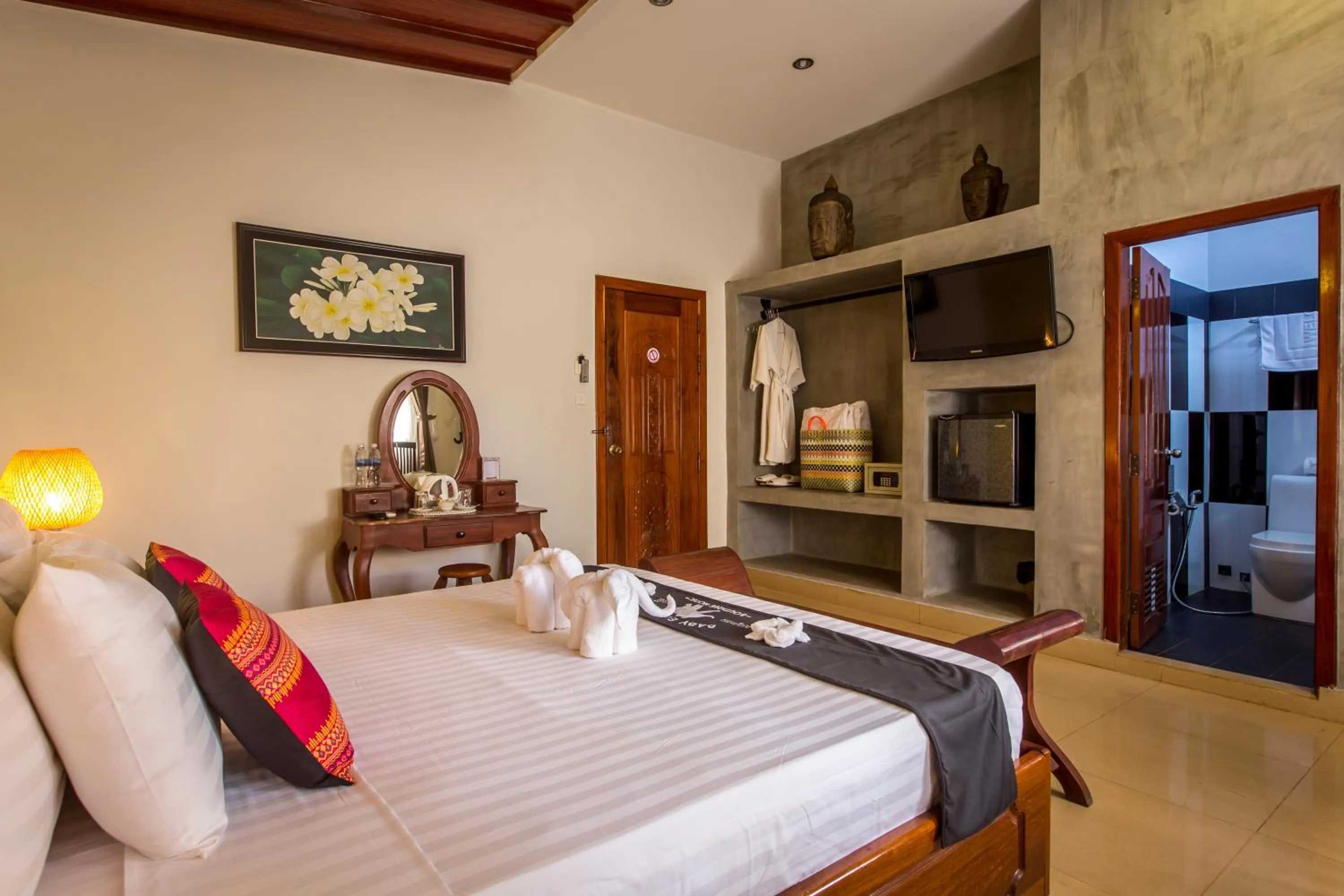 Bed in Baby Elephant Boutique Hotel