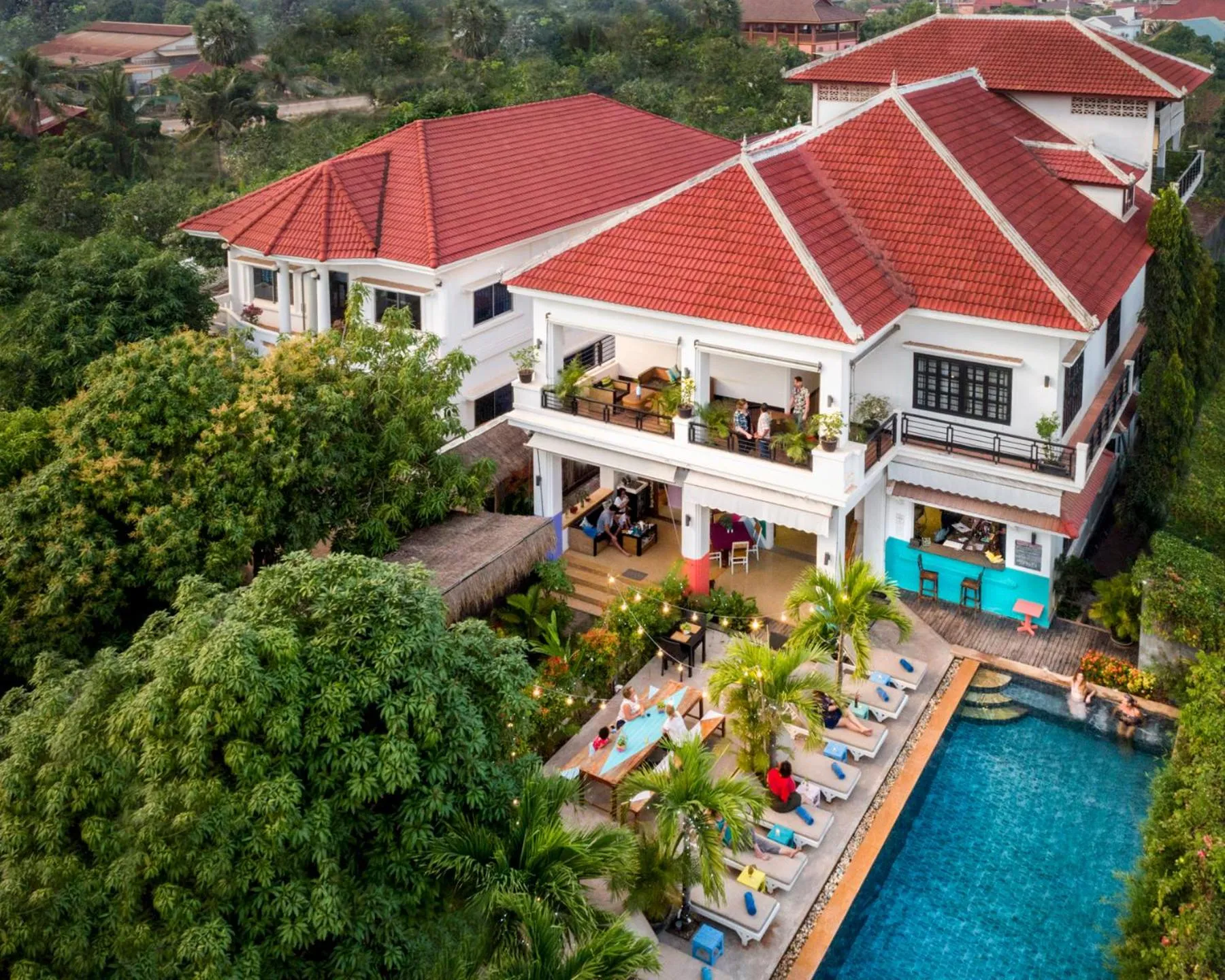 Bird's eye view in Baby Elephant Boutique Hotel