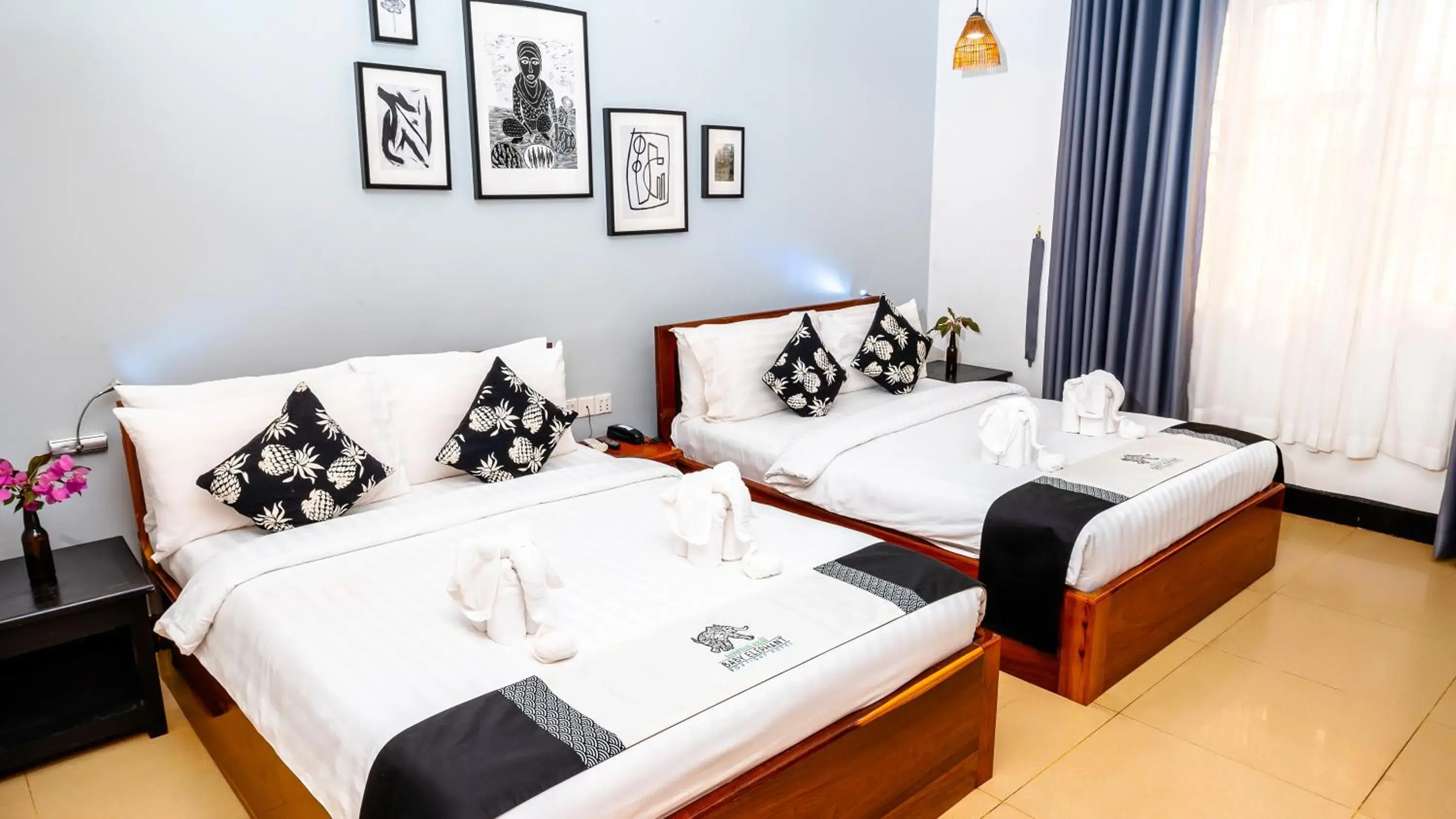 Bedroom, Bed in Baby Elephant Boutique Hotel Bedroom, Bed in Baby Elephant Boutique Hotel