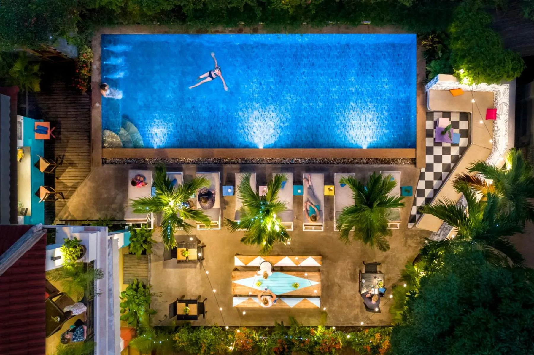 Bird's eye view in Baby Elephant Boutique Hotel