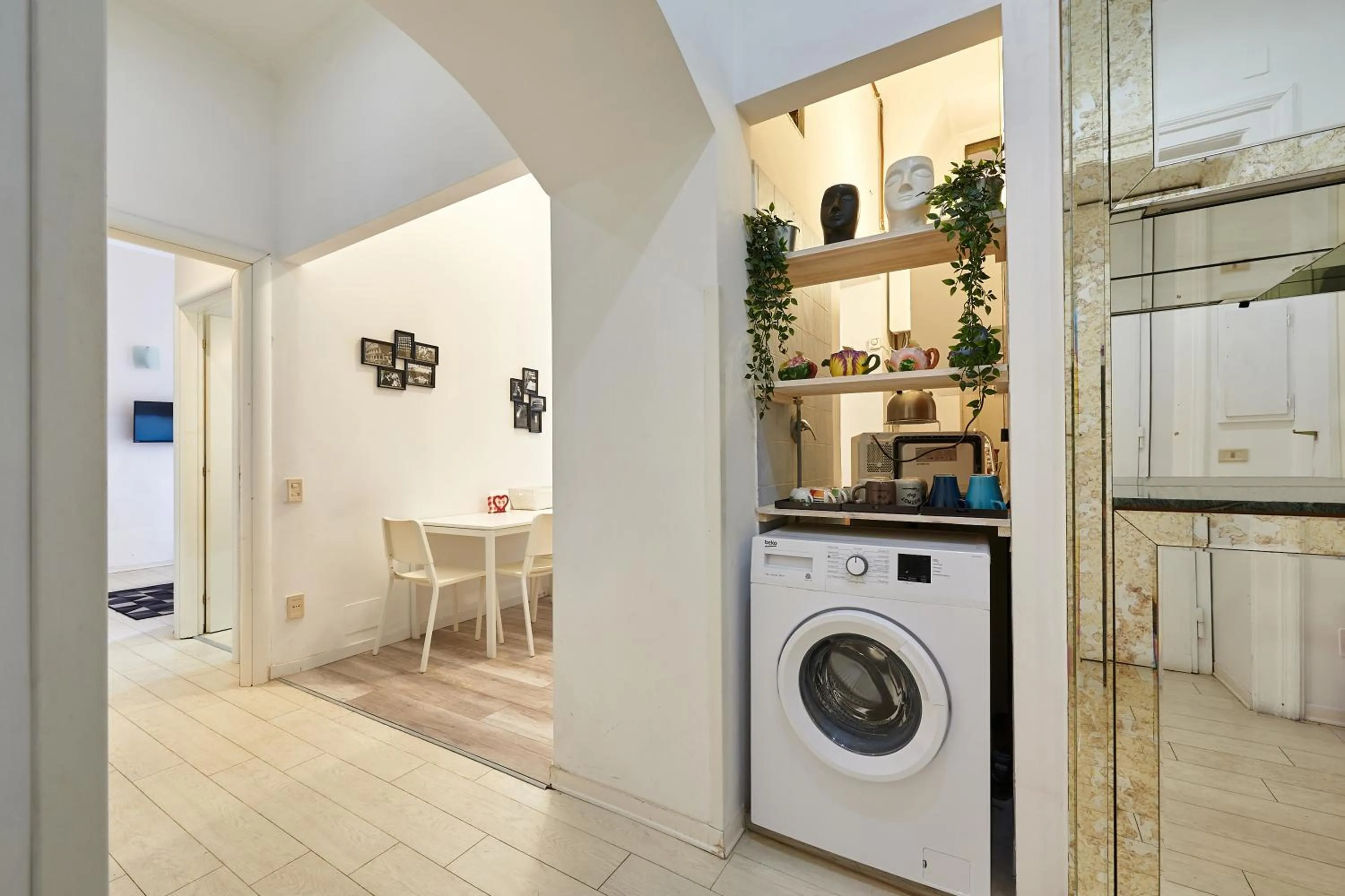 Kitchen or kitchenette in Casa al Viminale