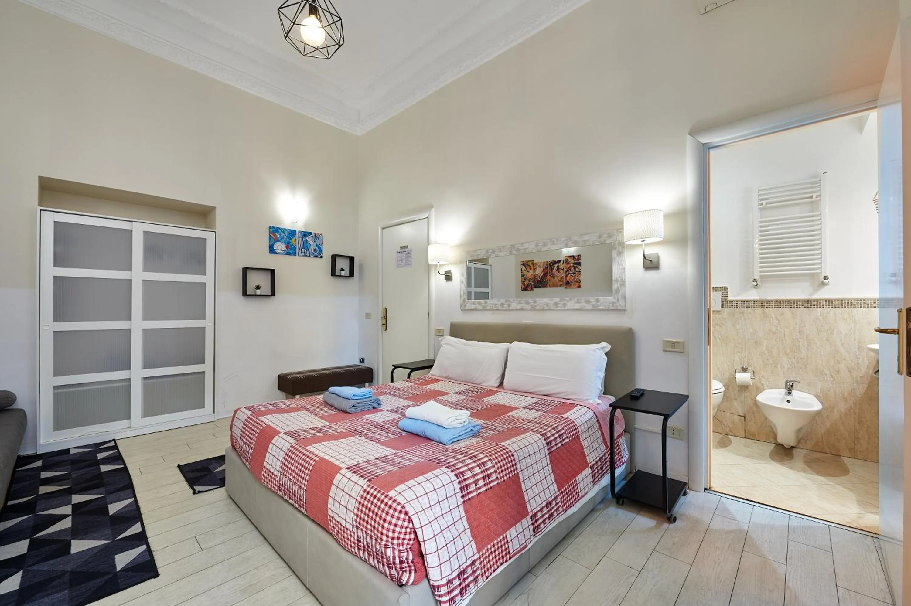 Bedroom, Bed in Casa al Viminale