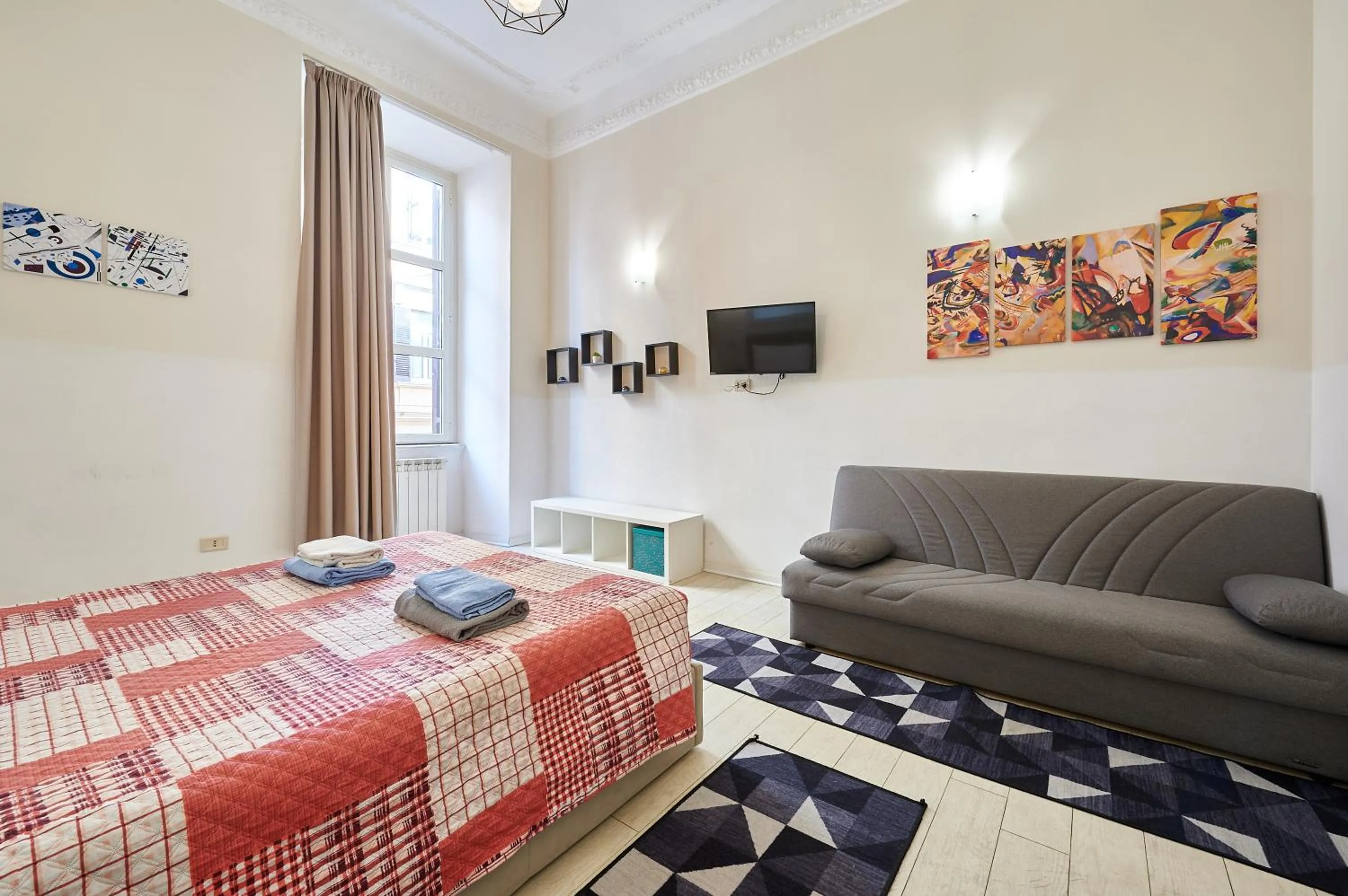 Bedroom, Bed in Casa al Viminale