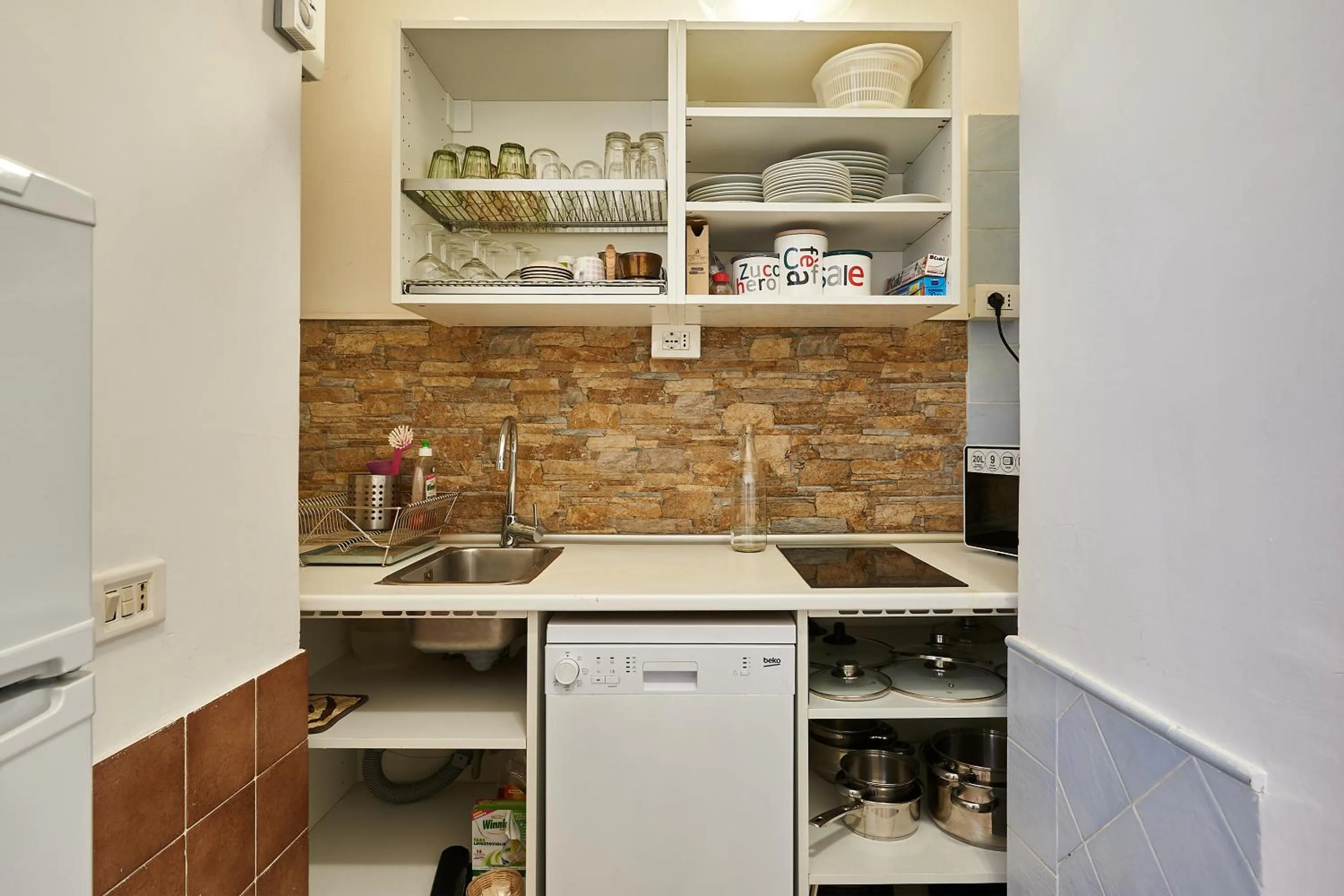 Kitchen or kitchenette in Casa al Viminale