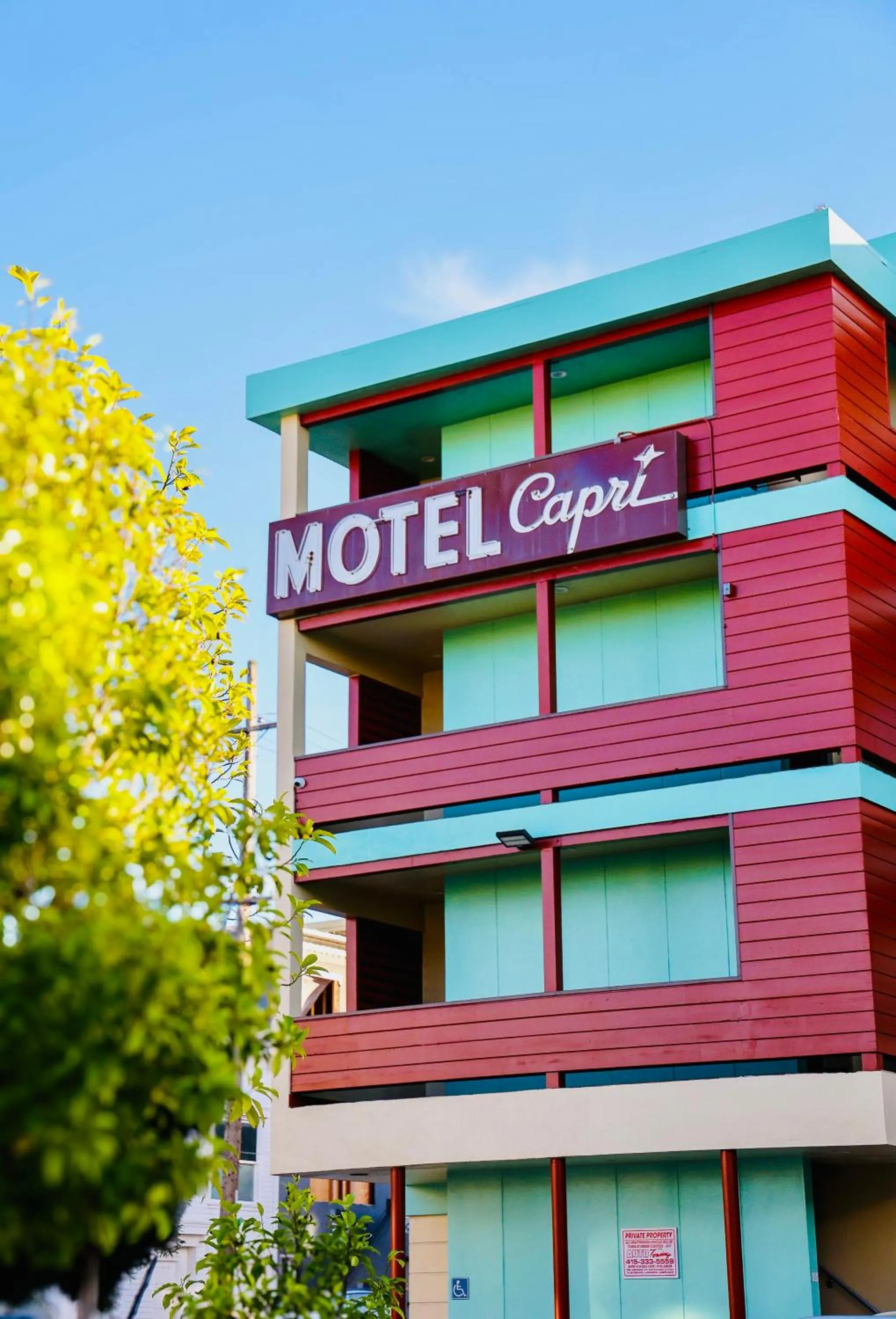 Property building in Motel Capri