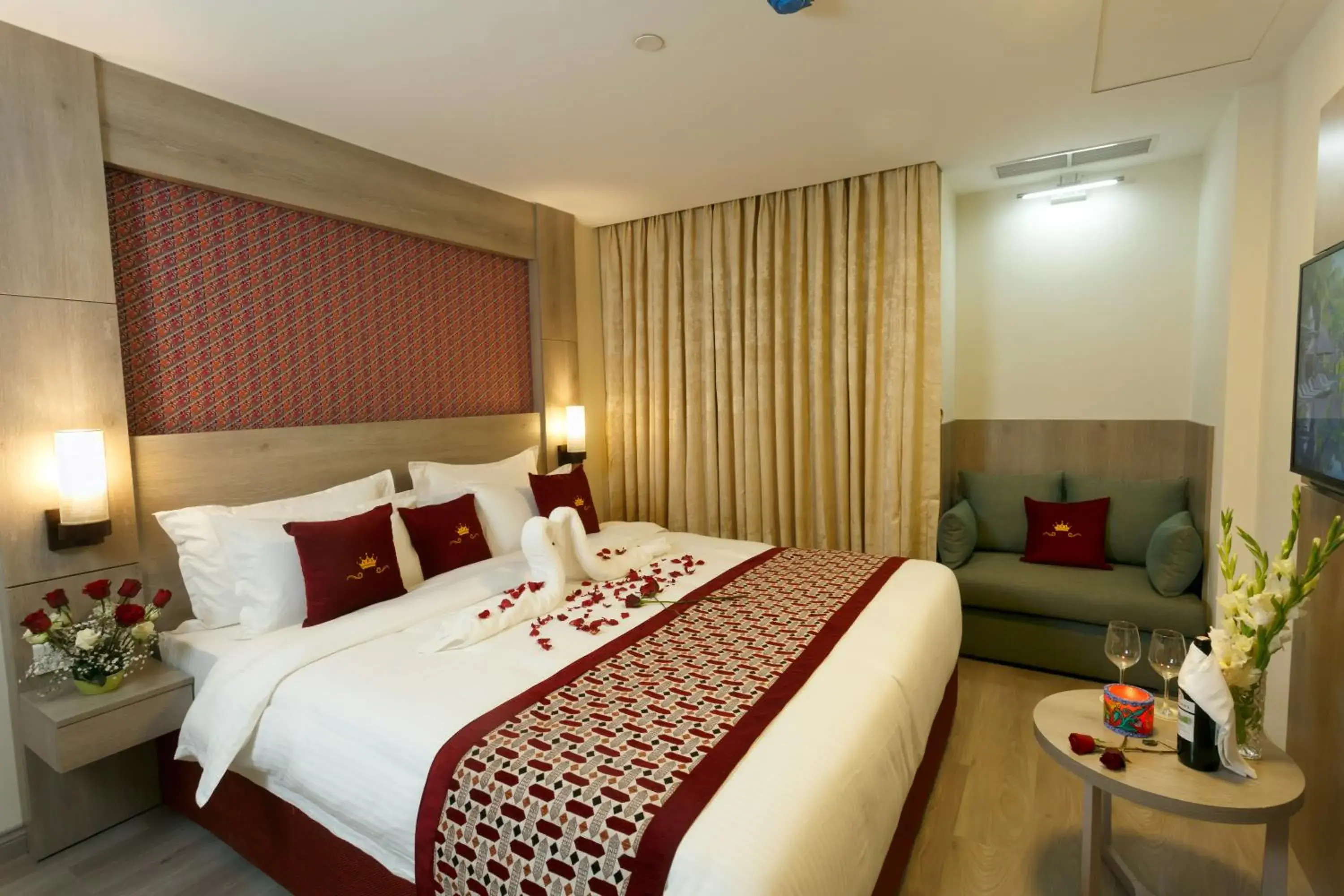 Bed in Hotel Crowne Imperial Bed in Hotel Crowne Imperial