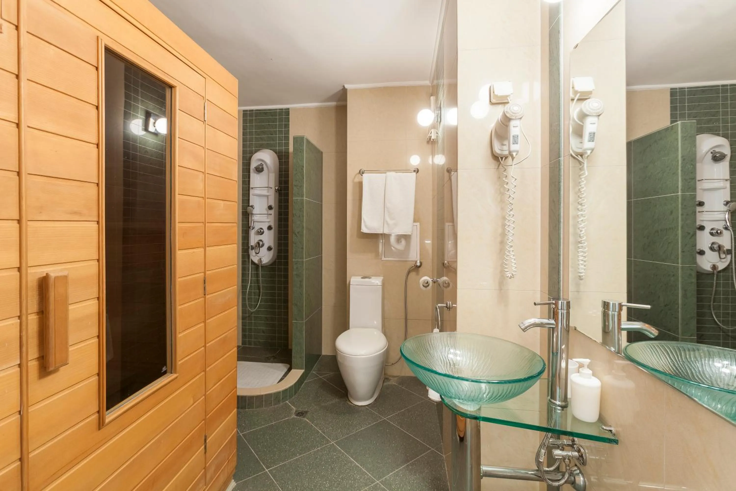 Bathroom in Family Hotel Central