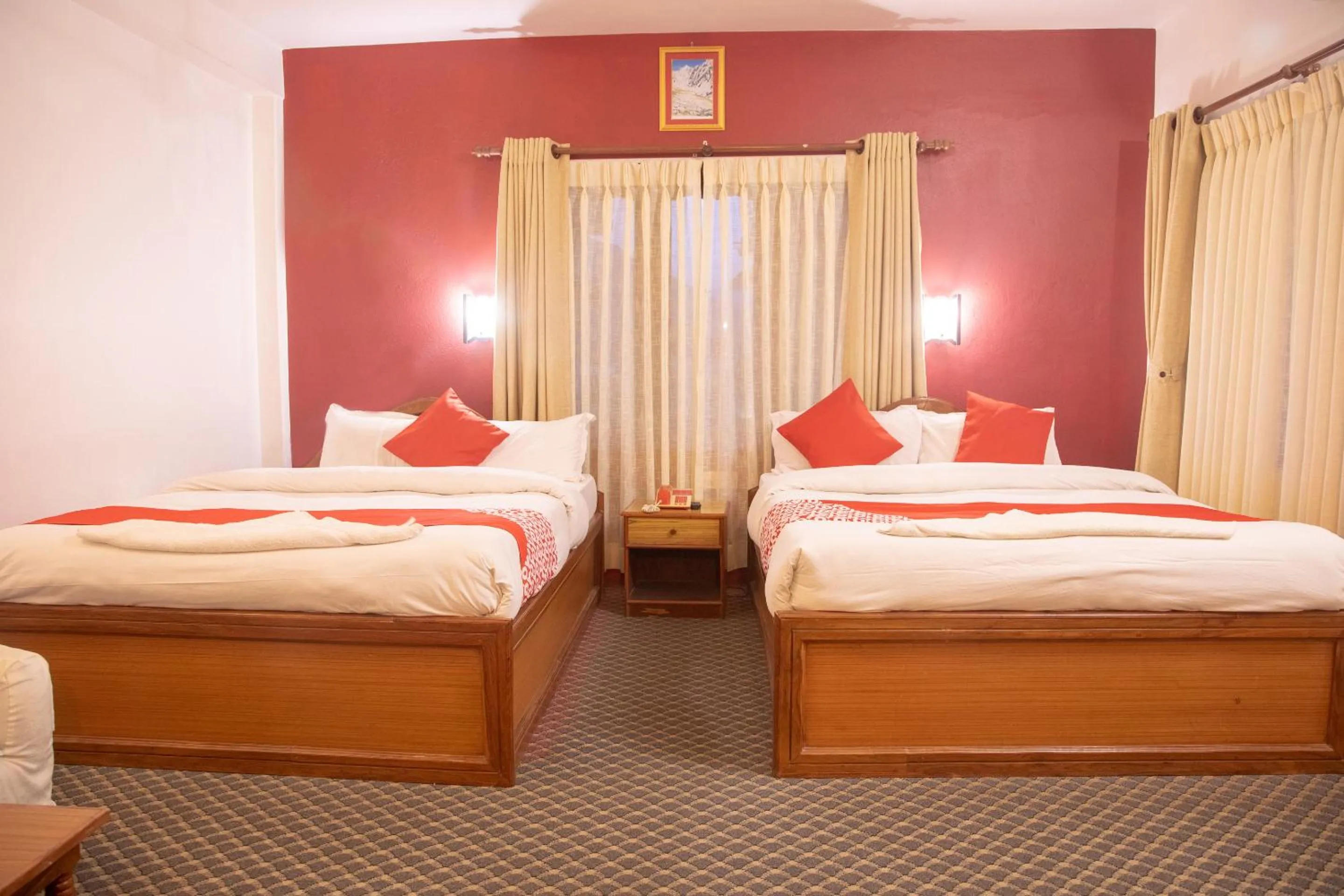 Bed in Hotel River Park