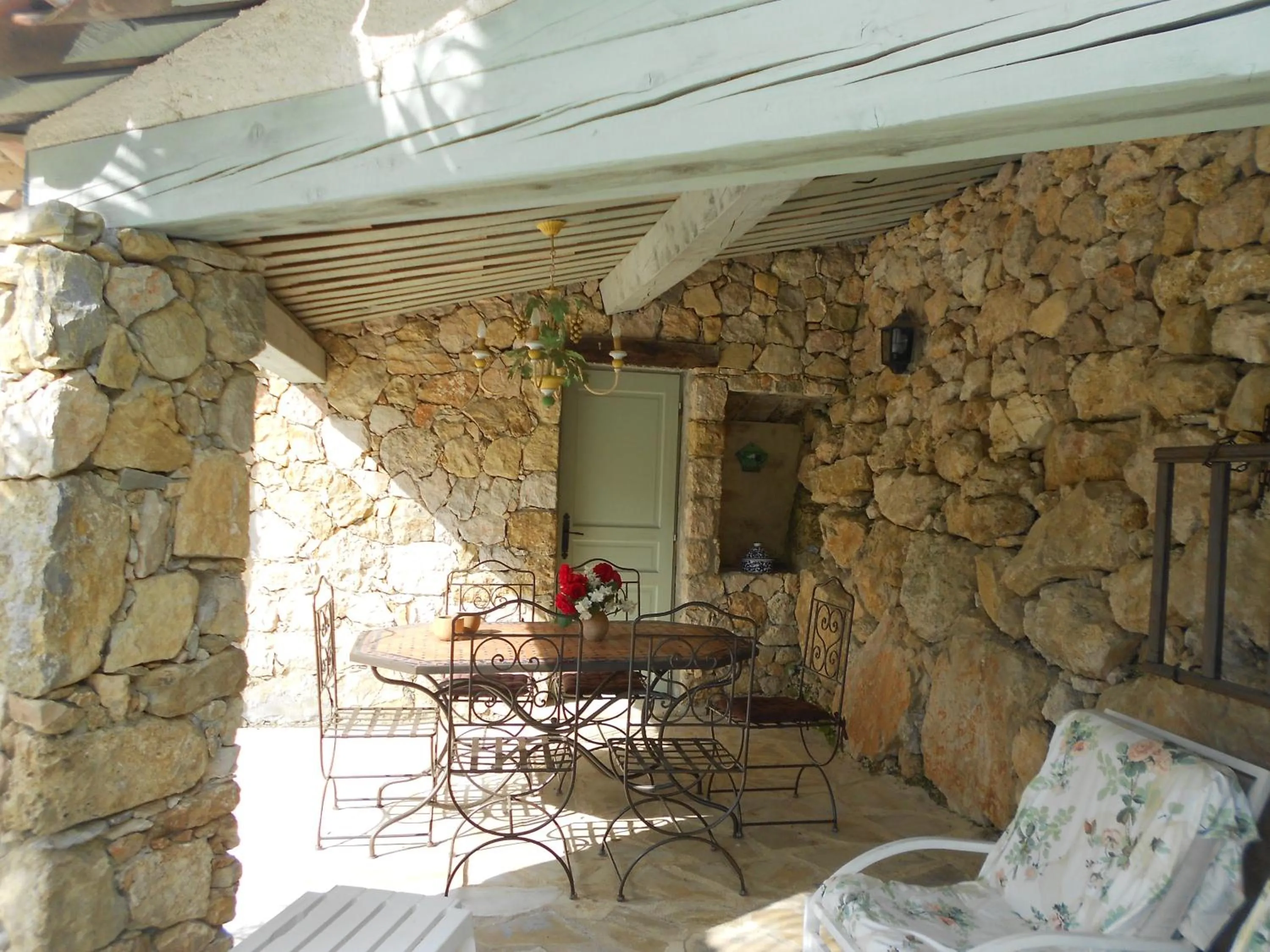 Patio in Le Mas de FRAYERE