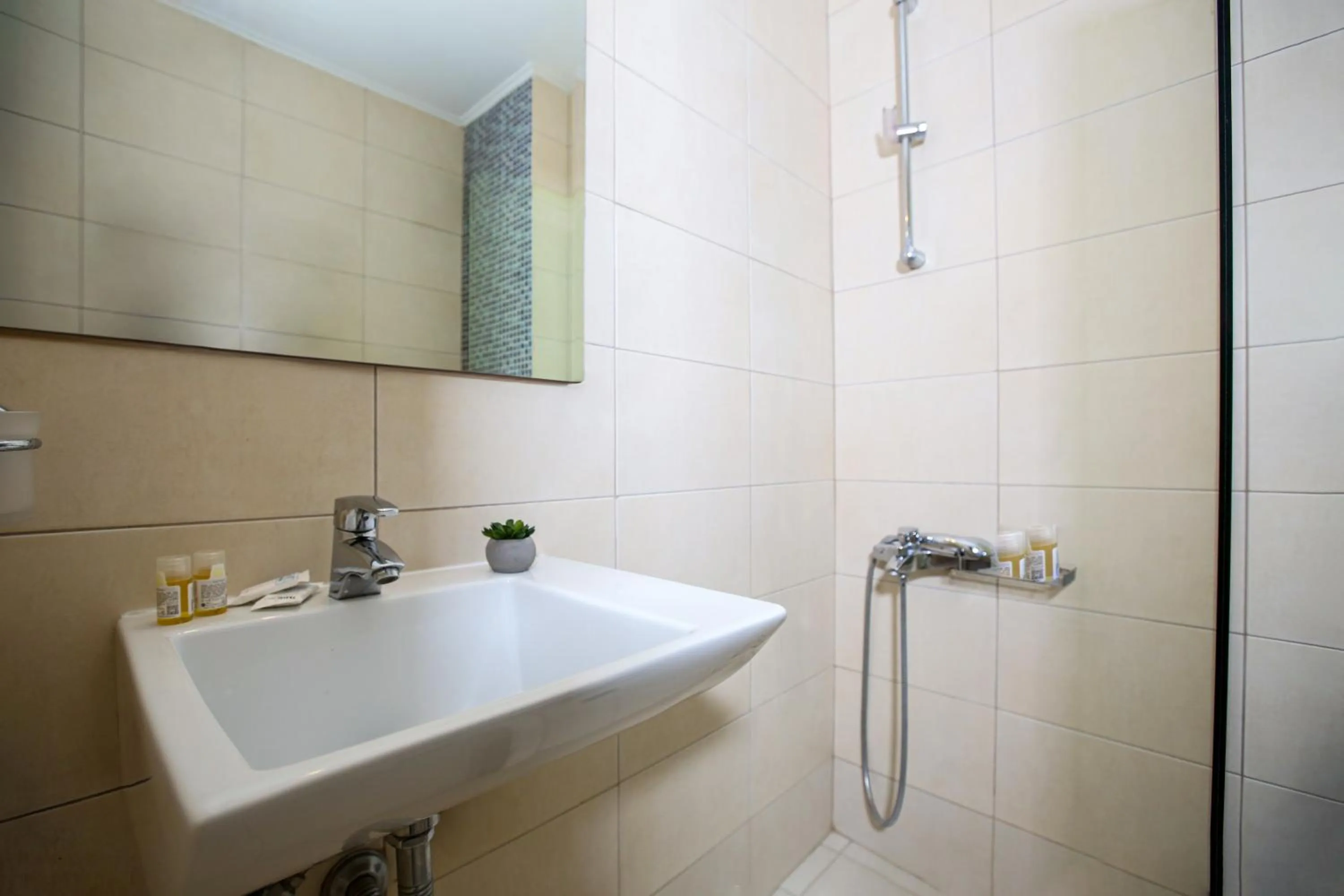 Shower in Hotel Astron