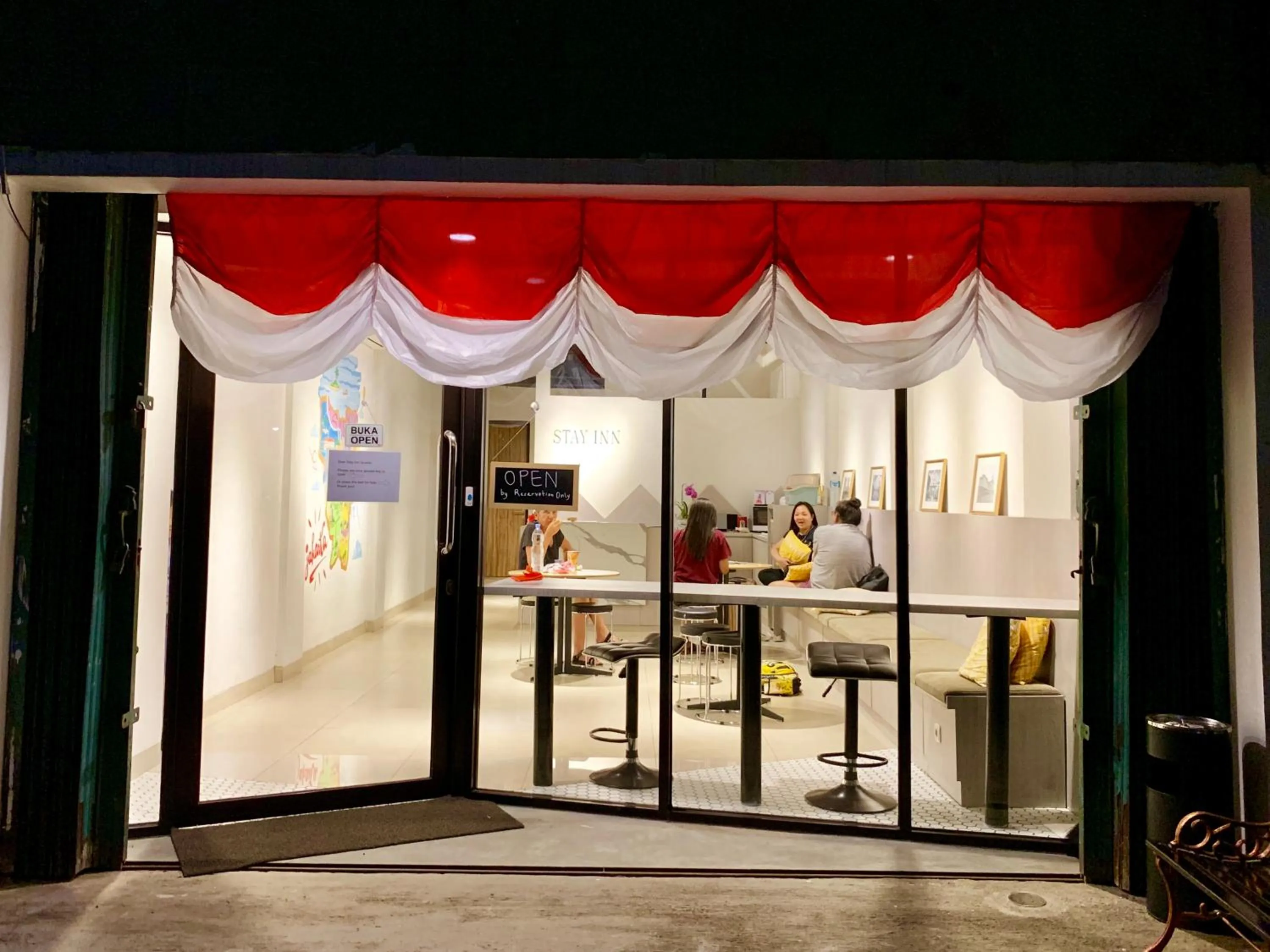 Facade/entrance in Stay Inn Hostel Jakarta