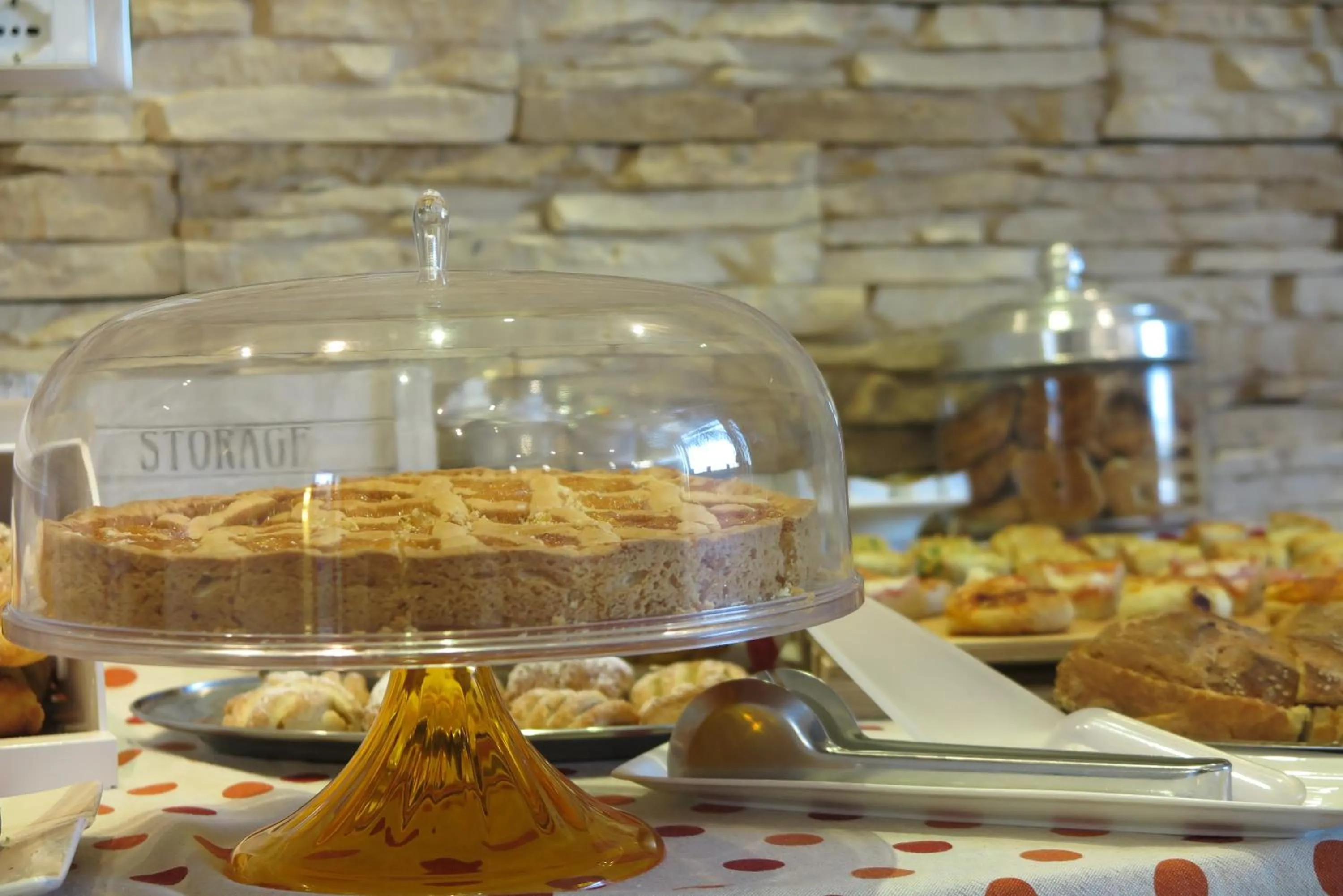 Italian breakfast in Trigrana Vacanze Hotel