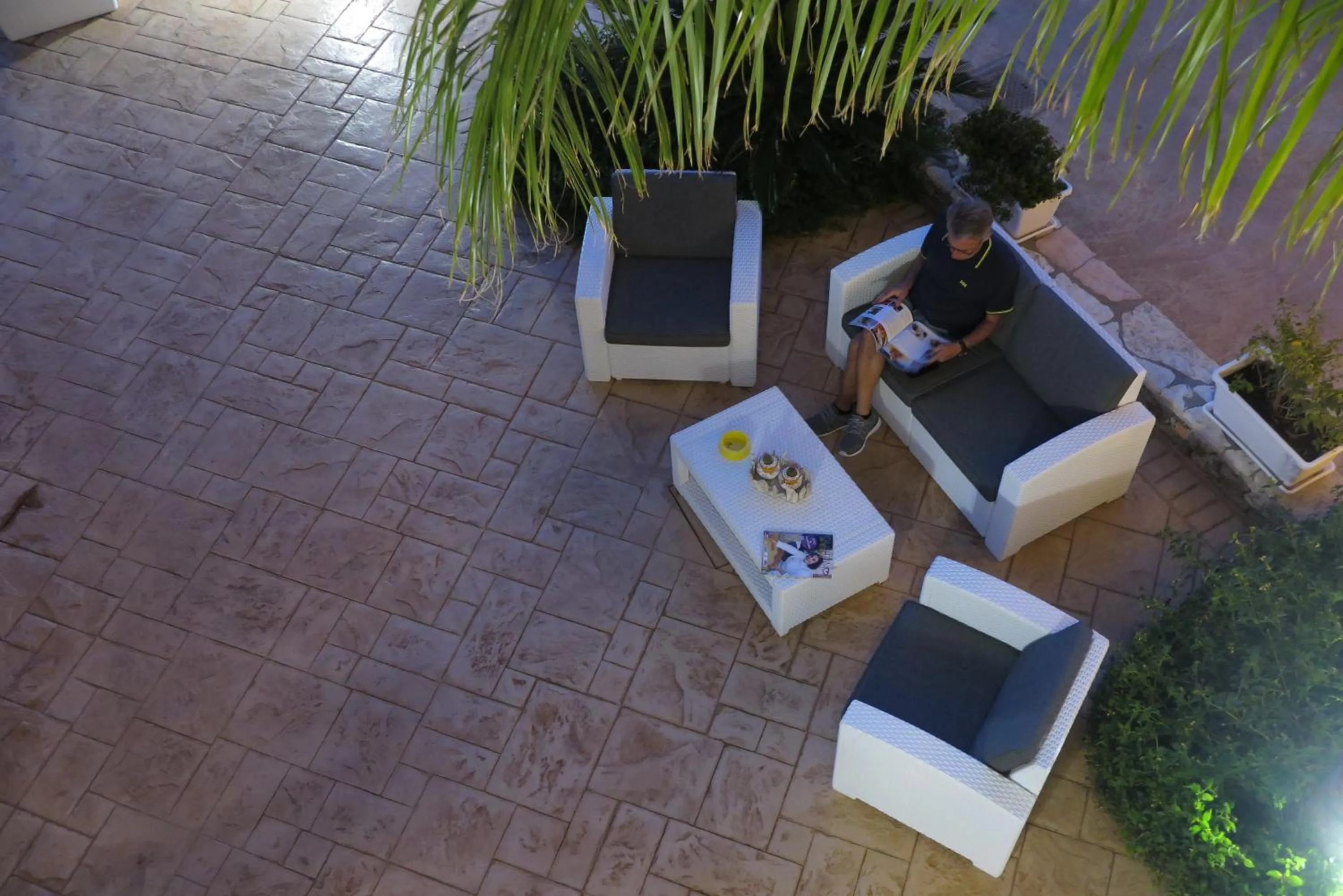 Balcony/Terrace in Trigrana Vacanze Hotel