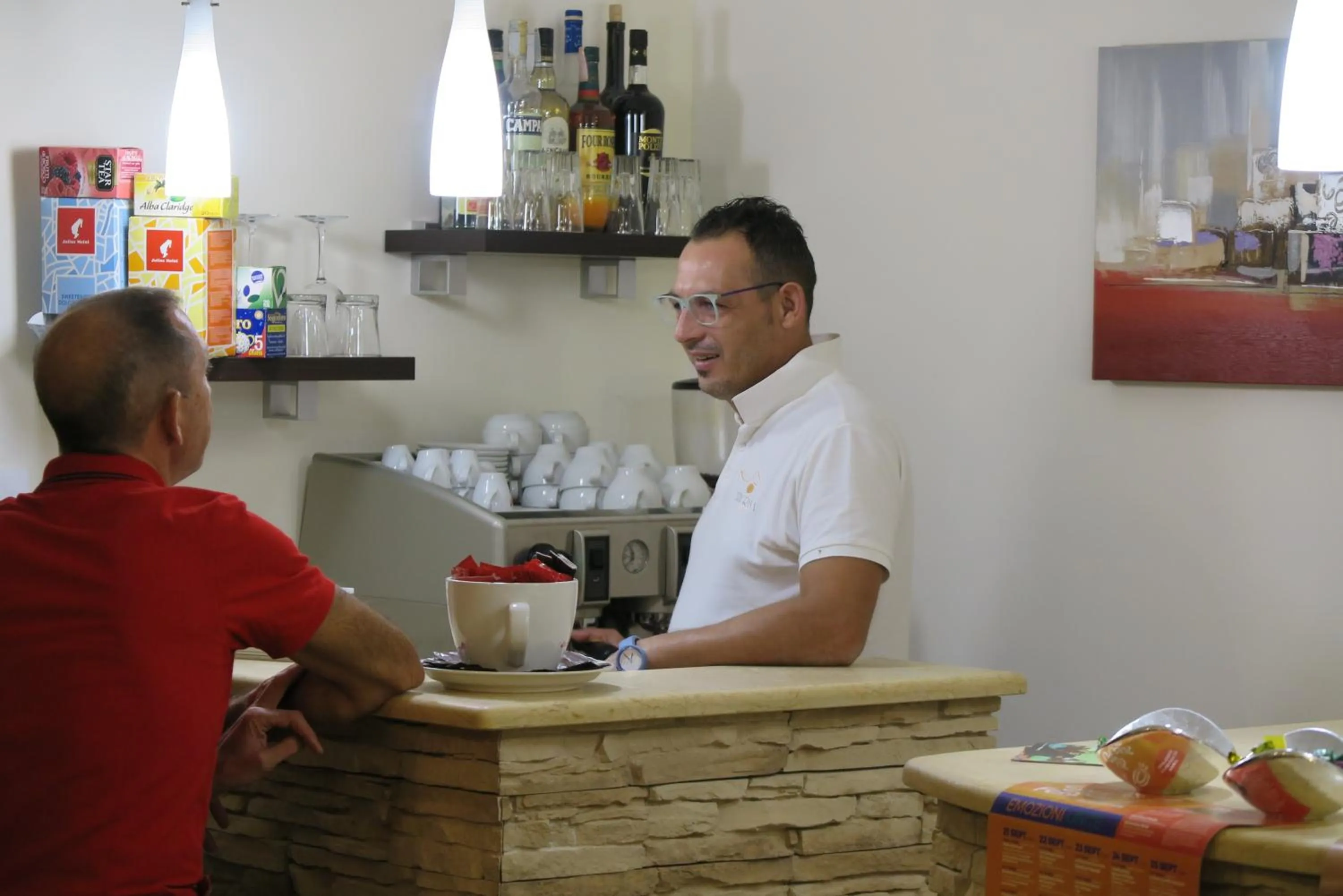 Staff in Trigrana Vacanze Hotel