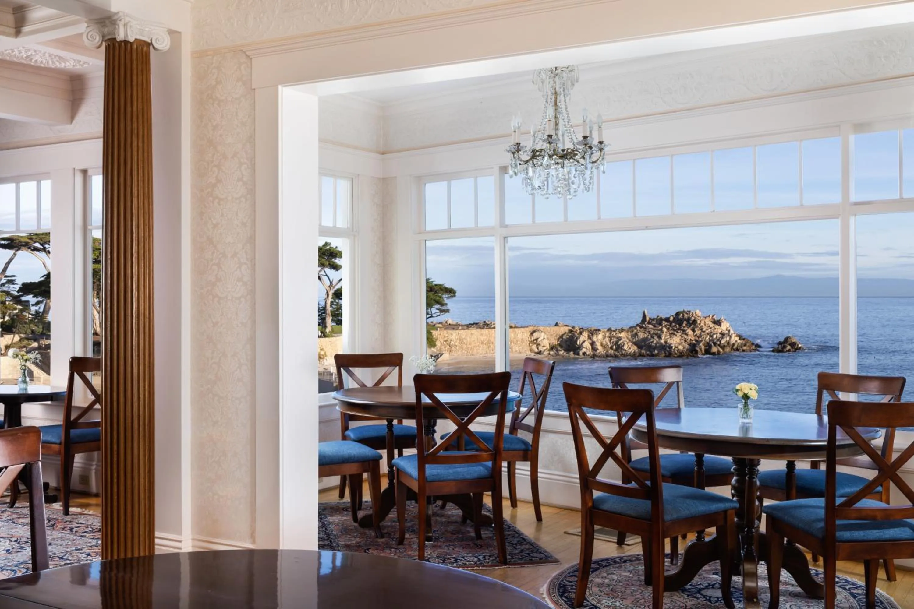 Dining area in Seven Gables Inn on Monterey Bay, A Kirkwood Collection Hotel