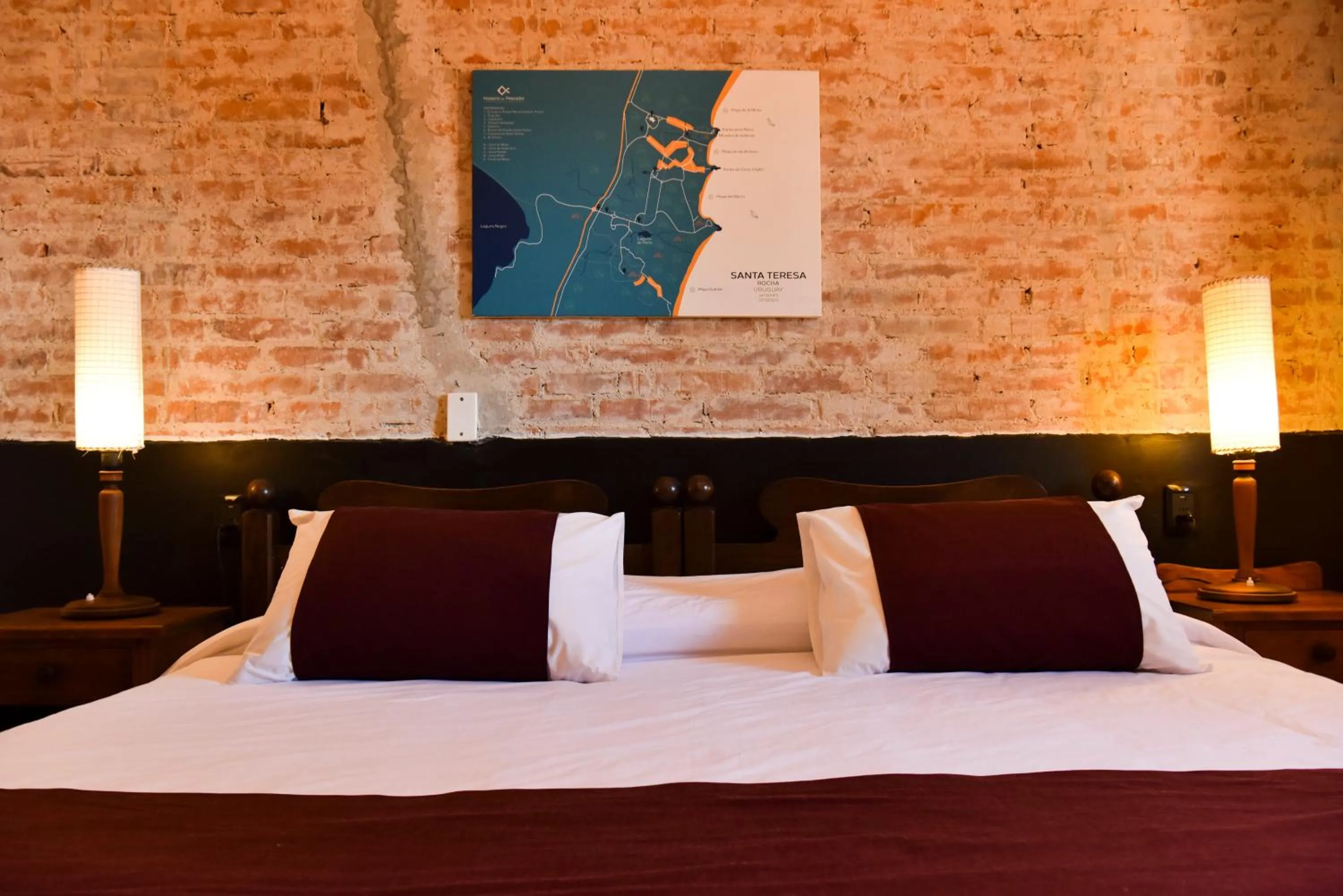 Bed in Hosteria Del Pescador