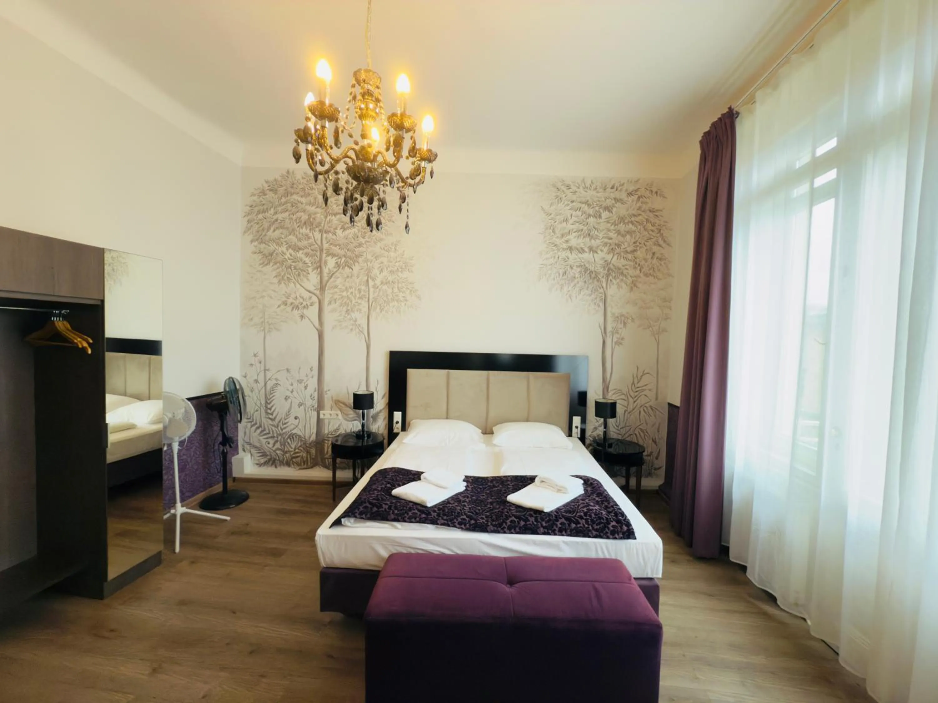 Bed in Hotel Pension Baron am Schottentor