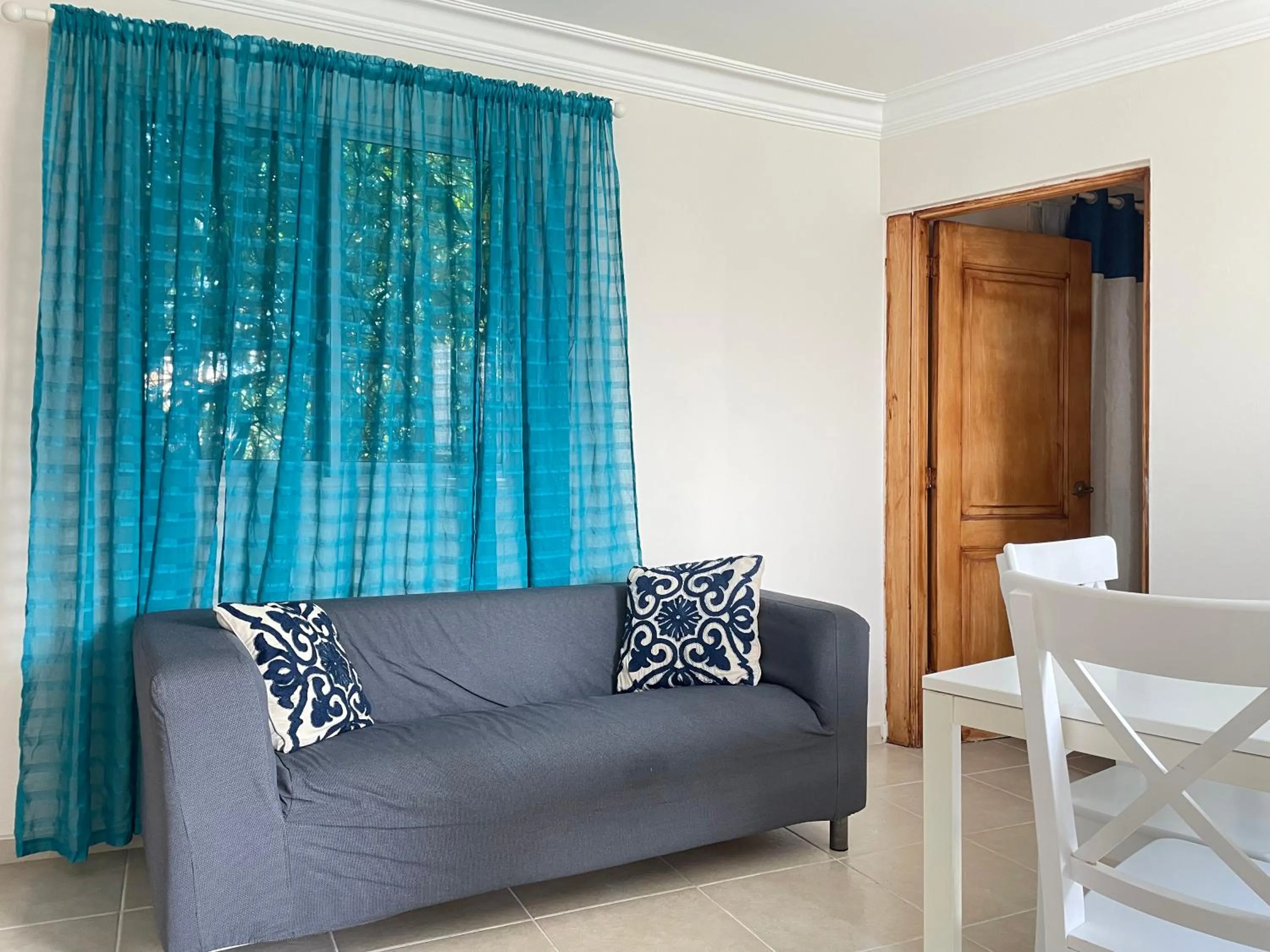 Living room in Karimar Beach Condo Hotel