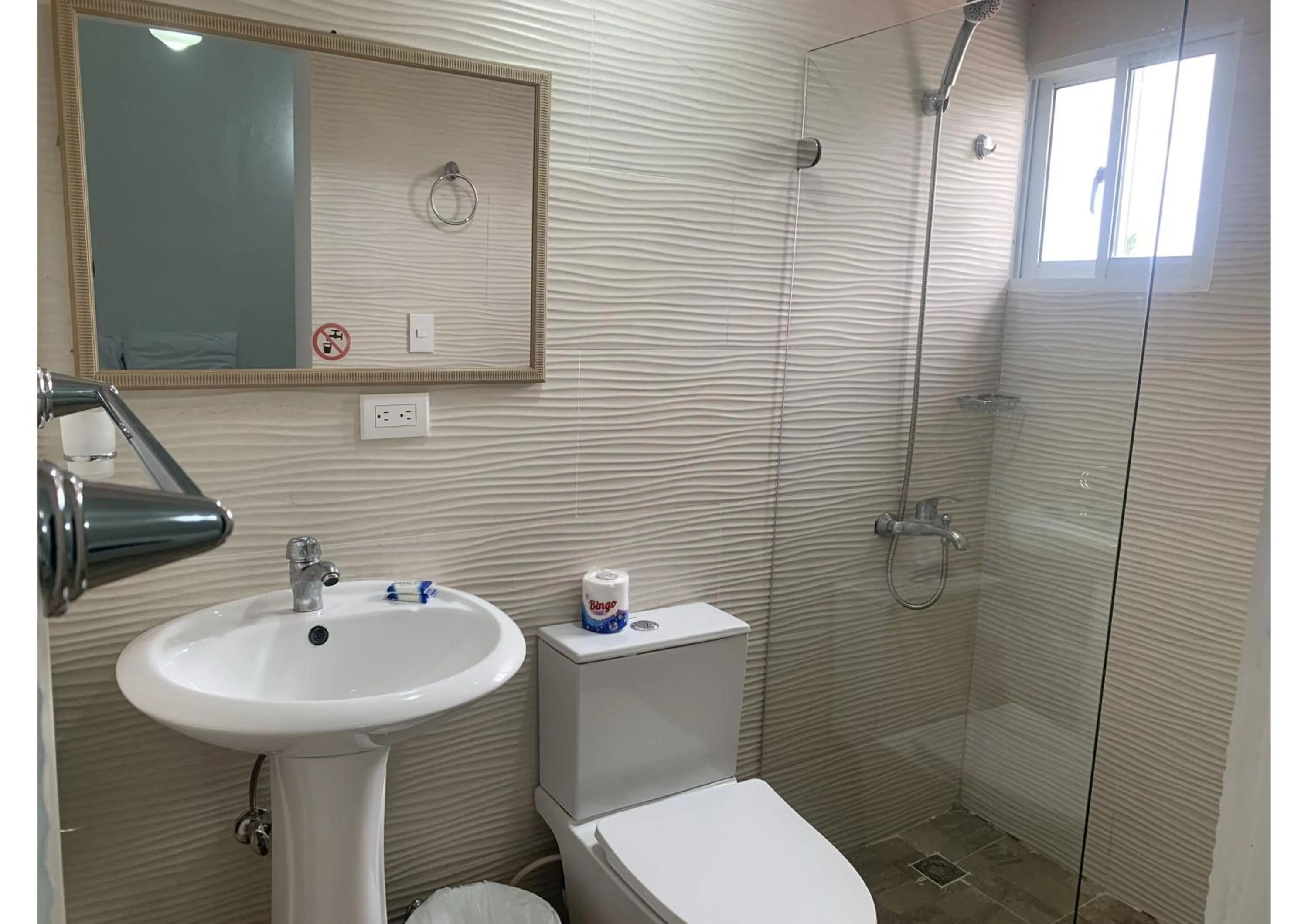 Bathroom in Karimar Beach Condo Hotel