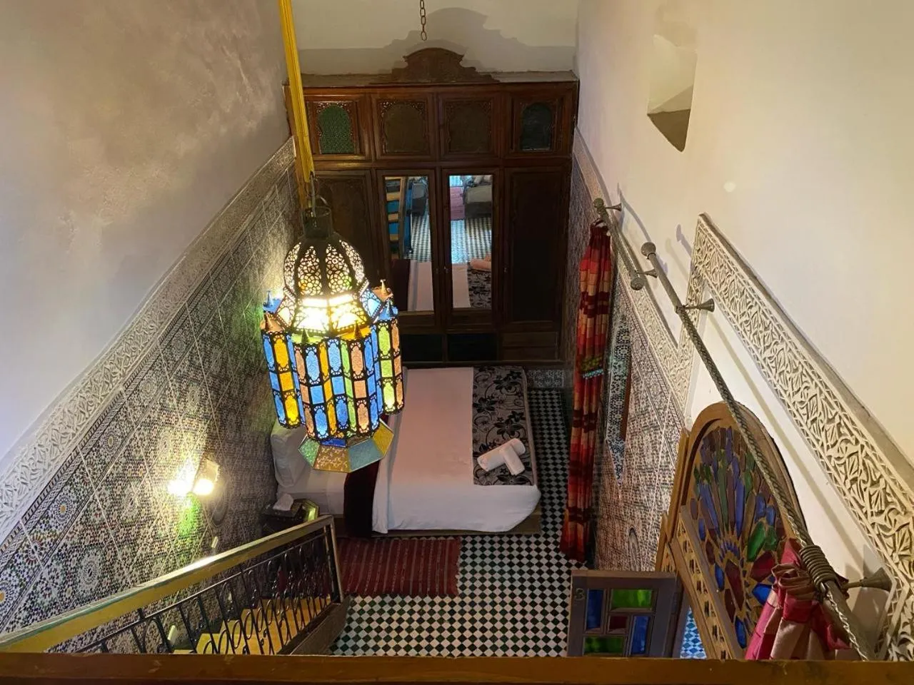 Bed in Dar Meknes Tresor