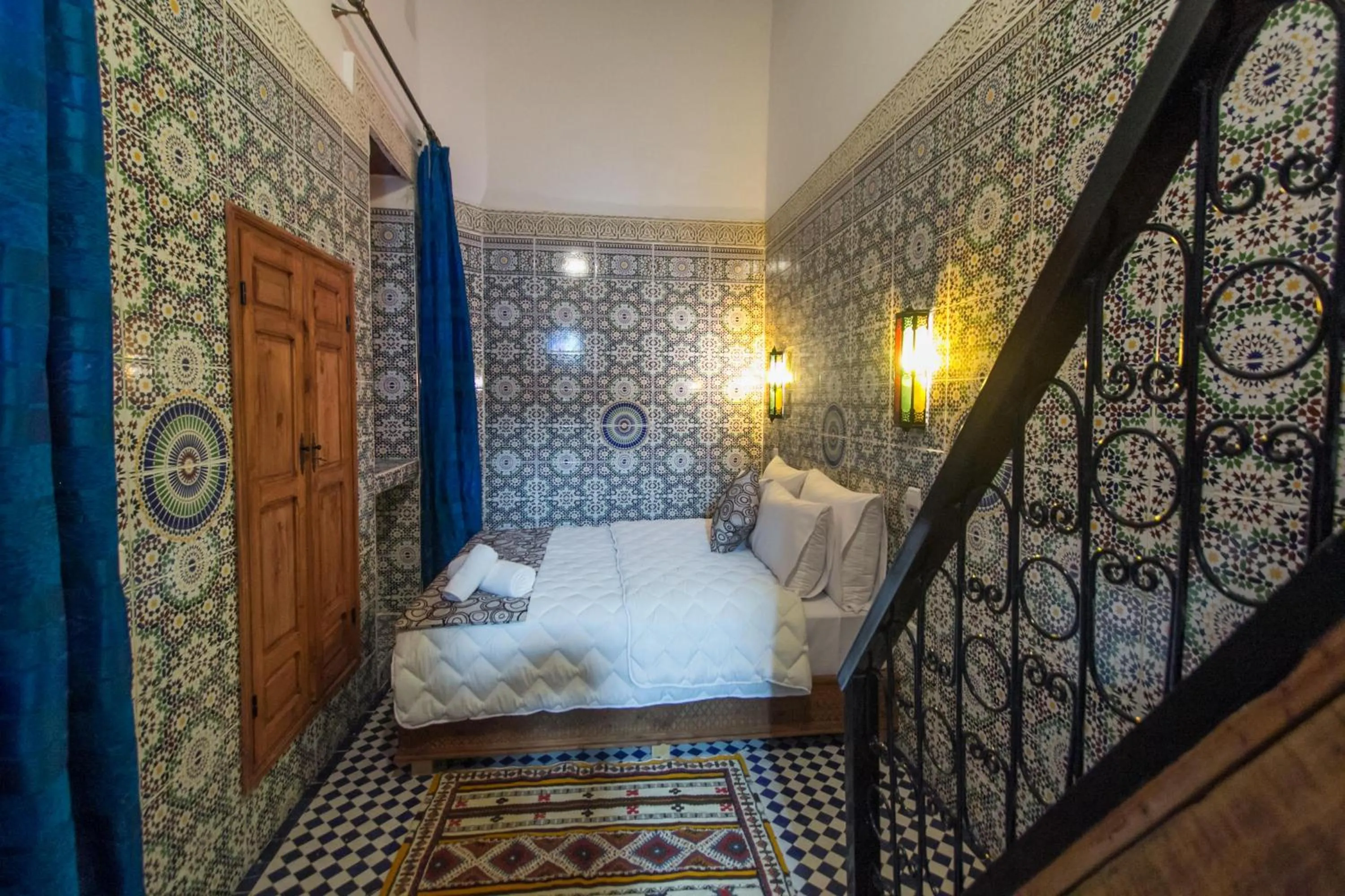 Bed in Dar Meknes Tresor