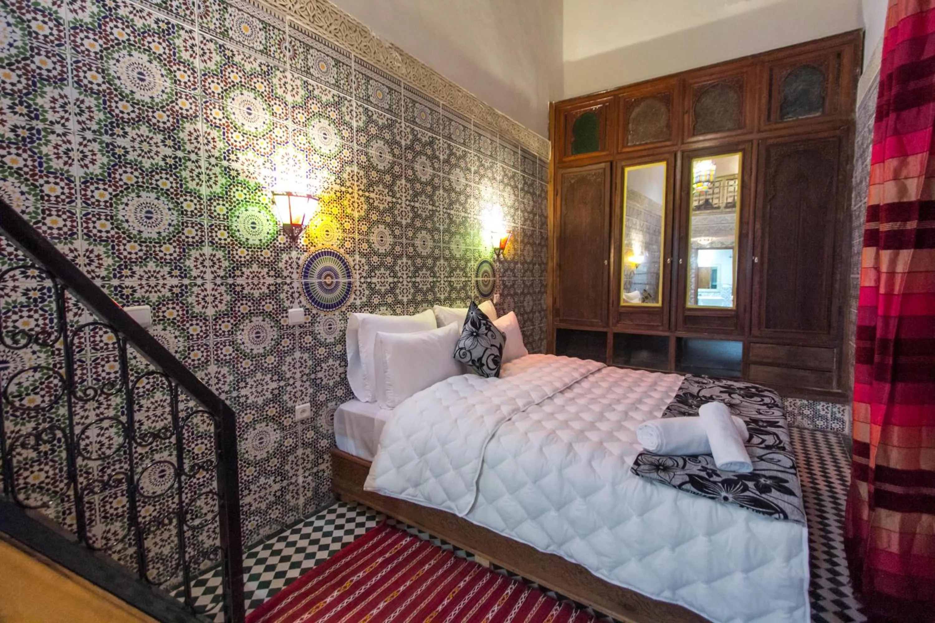 Bed in Dar Meknes Tresor