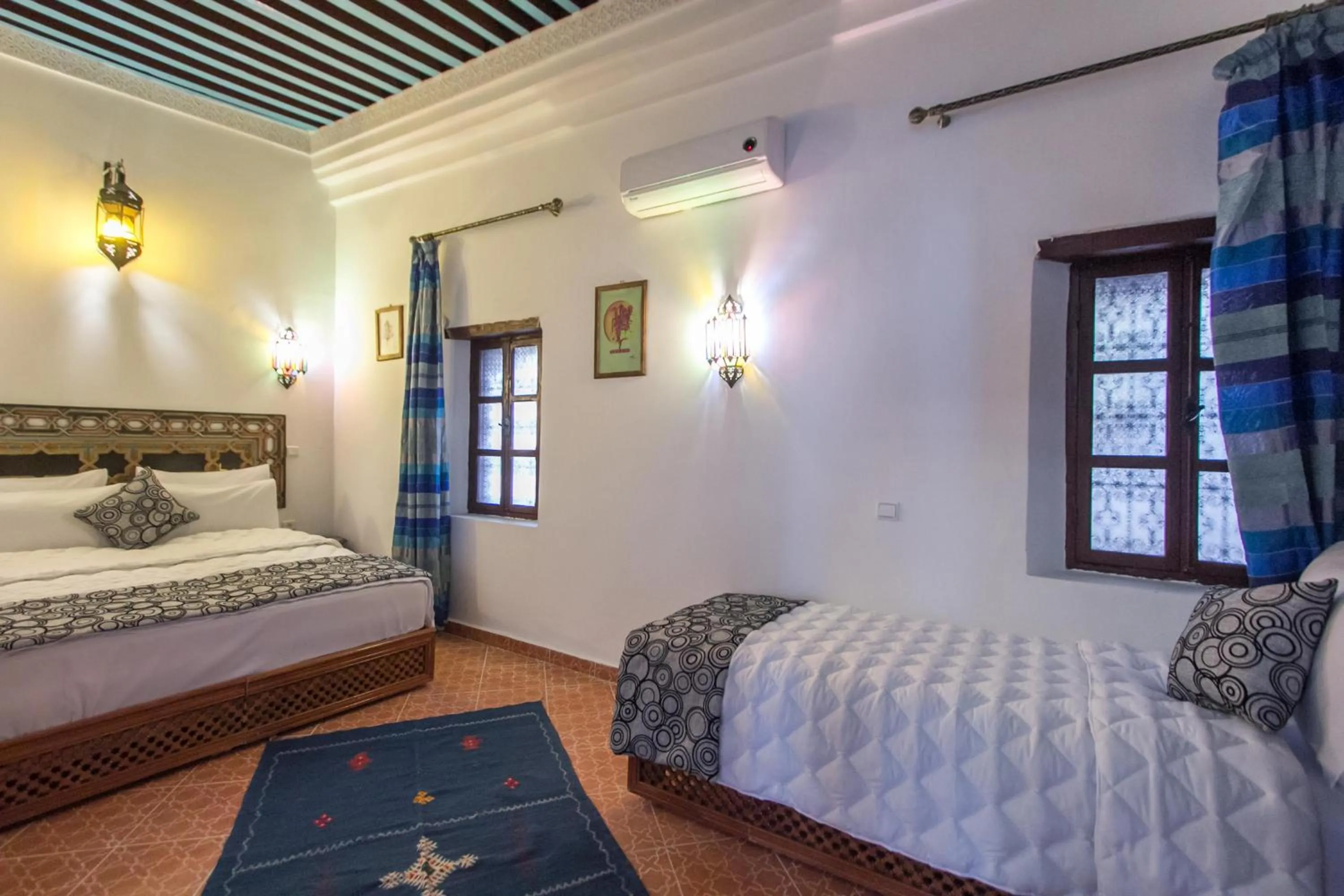 Bed in Dar Meknes Tresor