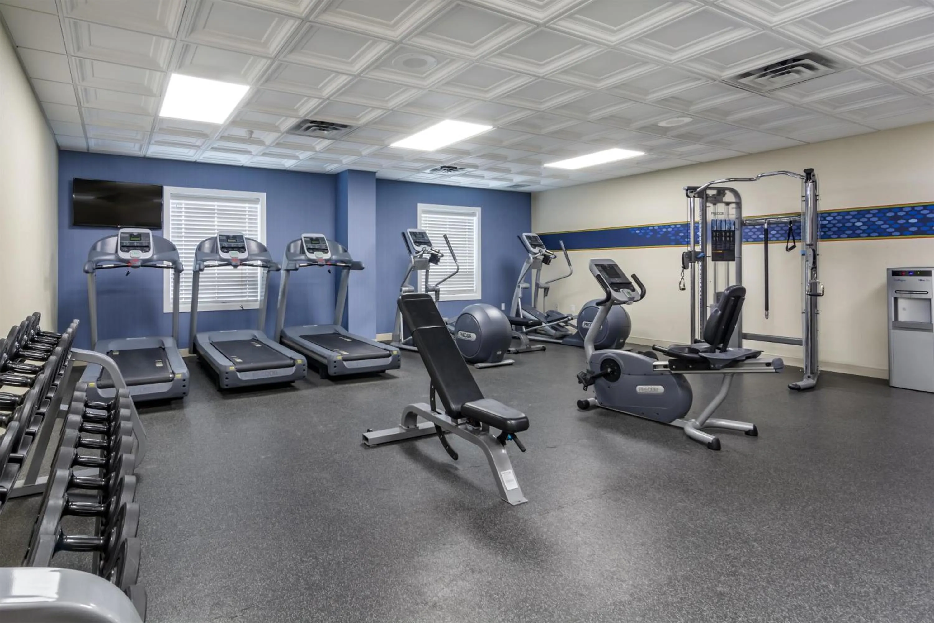 Fitness centre/facilities in Hampton Inn & Suites Edmonton/West