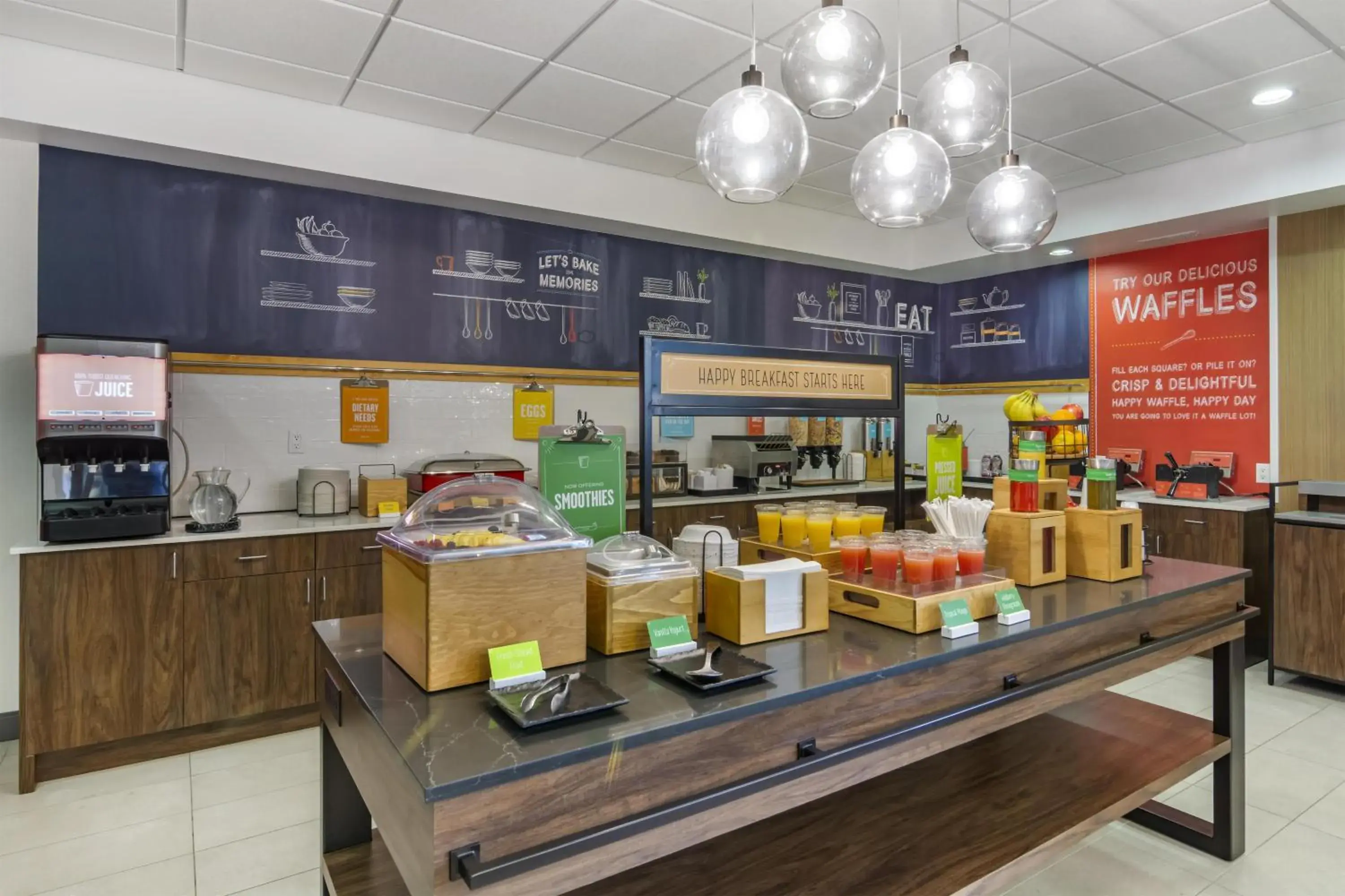 Breakfast in Hampton Inn & Suites Edmonton/West Breakfast in Hampton Inn & Suites Edmonton/West