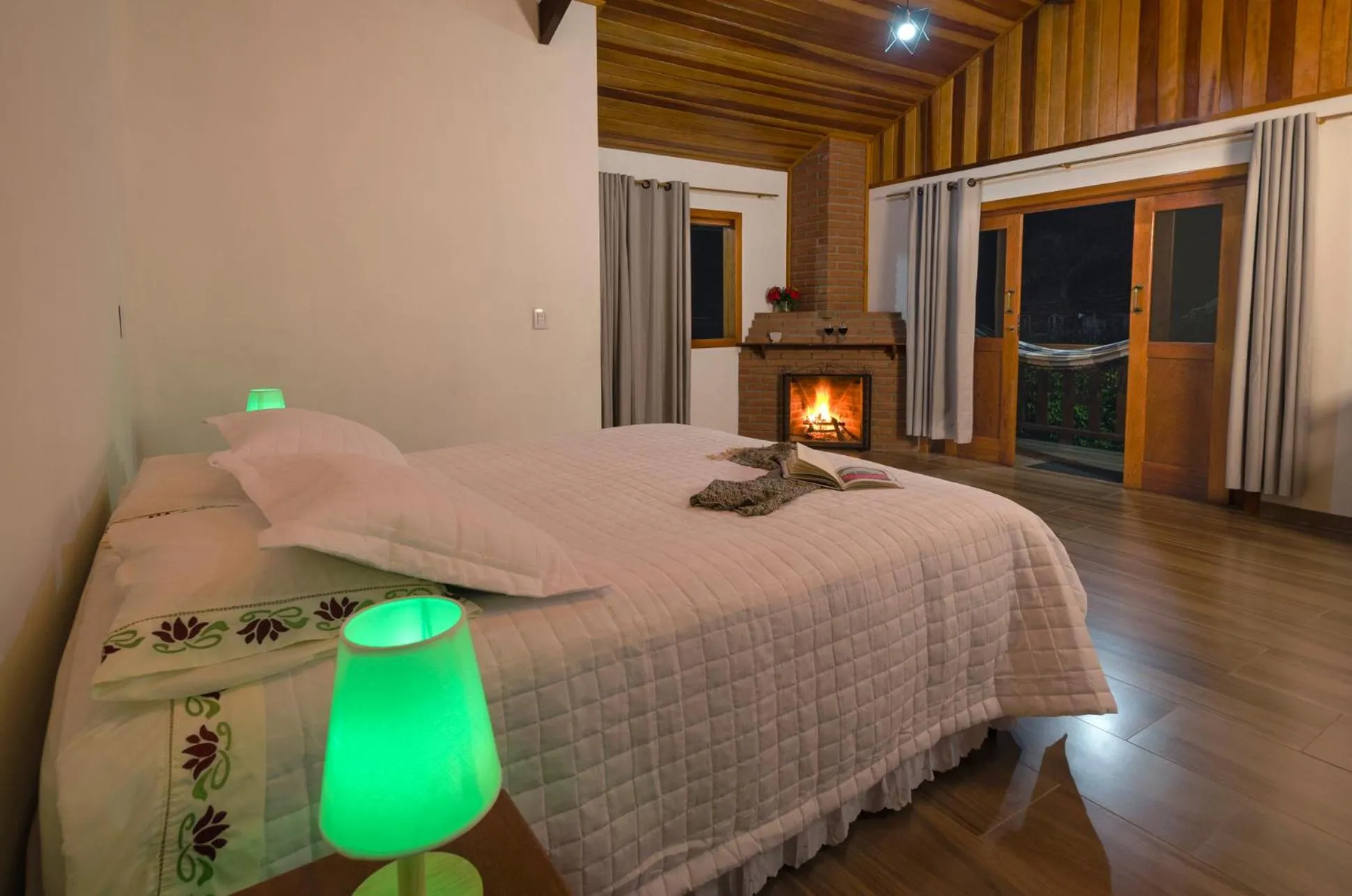 Bed in Pousada Vista Bonita