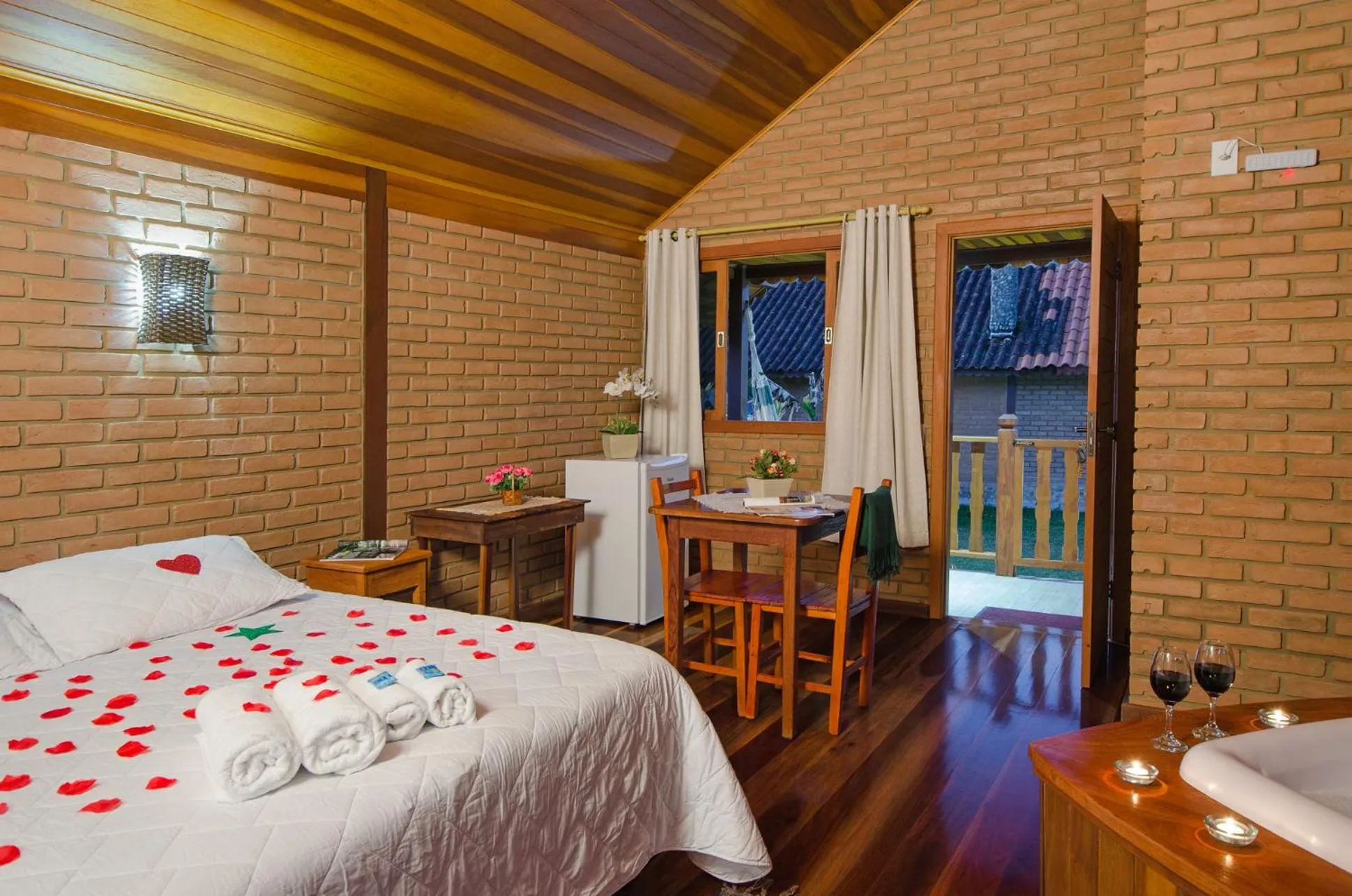 Bedroom, Bed in Pousada Vista Bonita