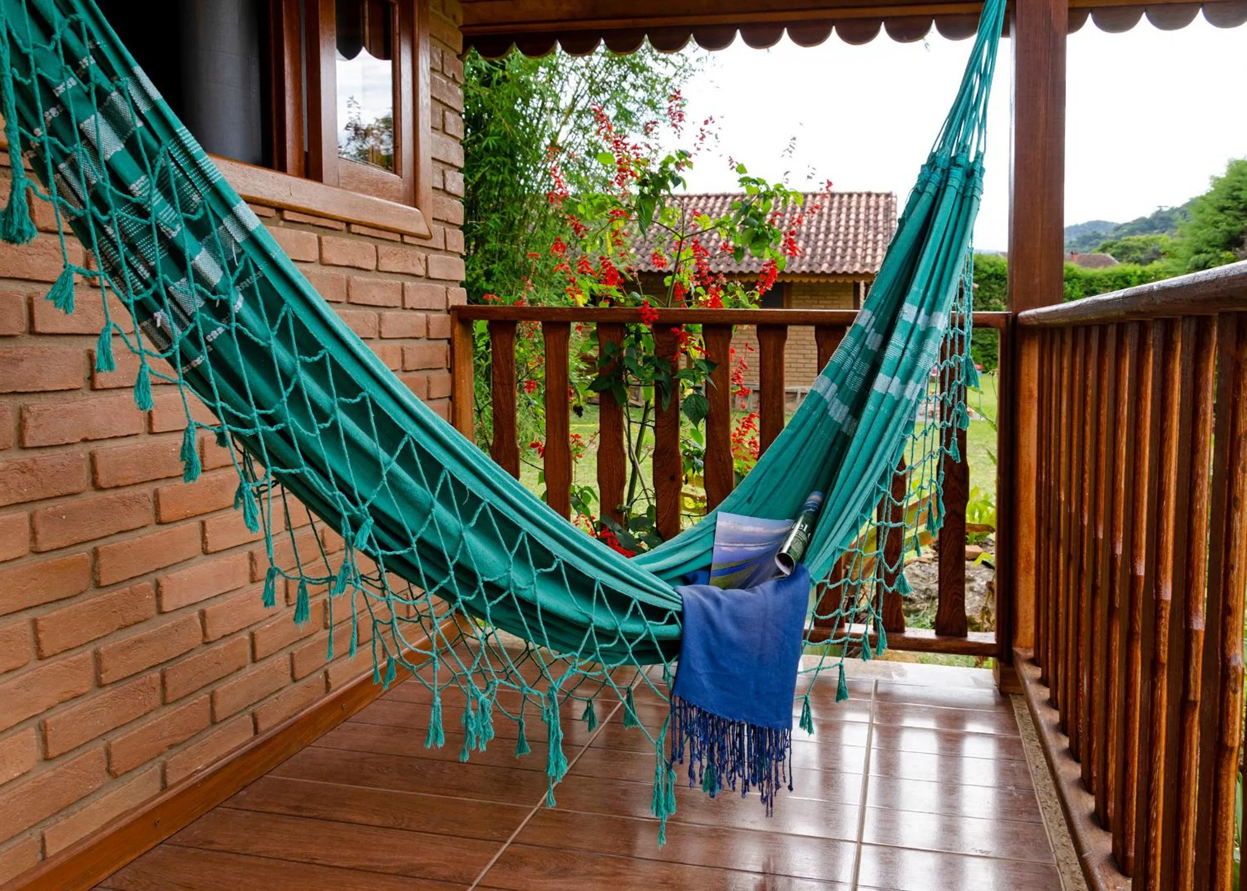 Balcony/Terrace in Pousada Vista Bonita