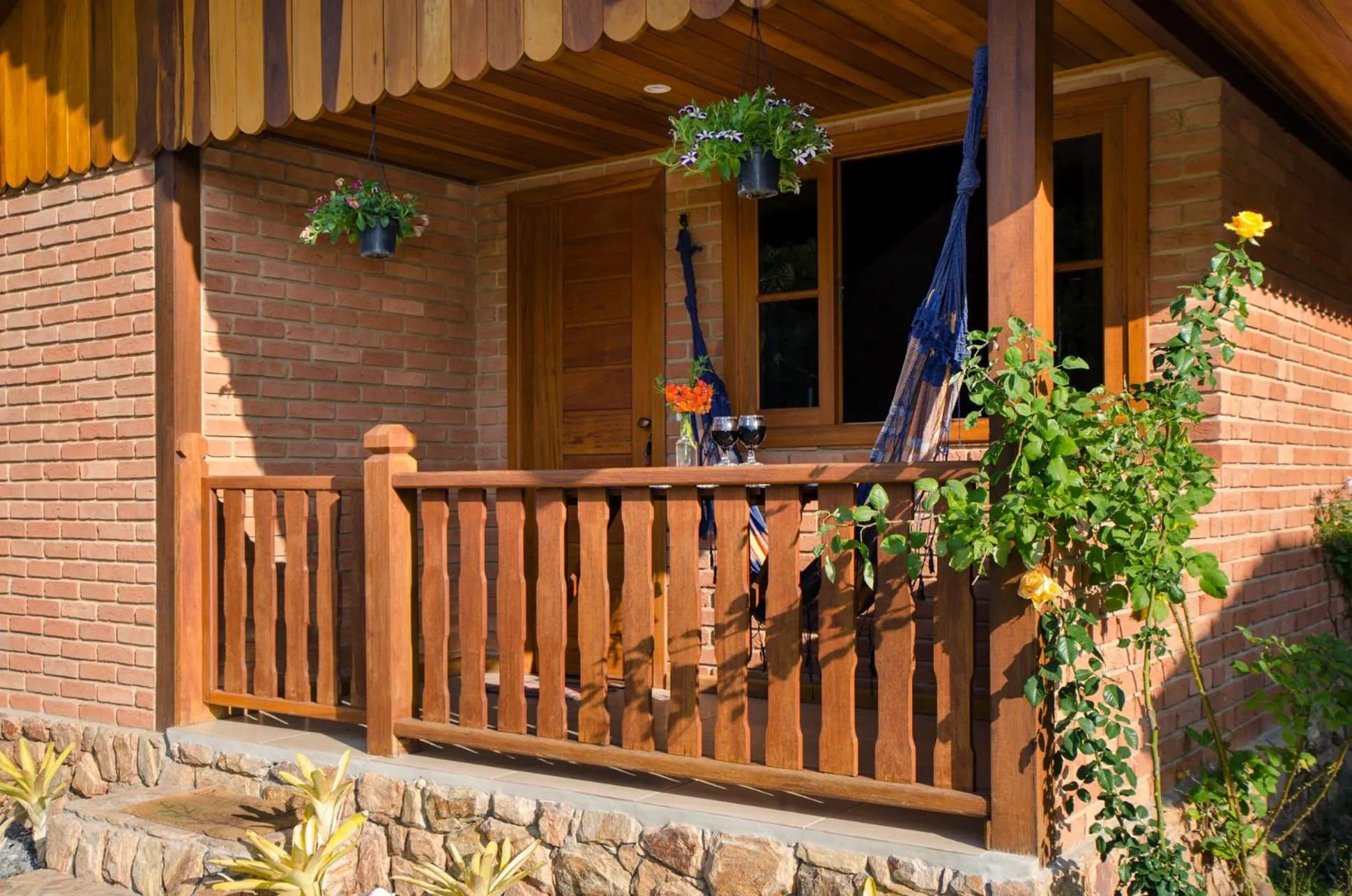 Balcony/Terrace in Pousada Vista Bonita