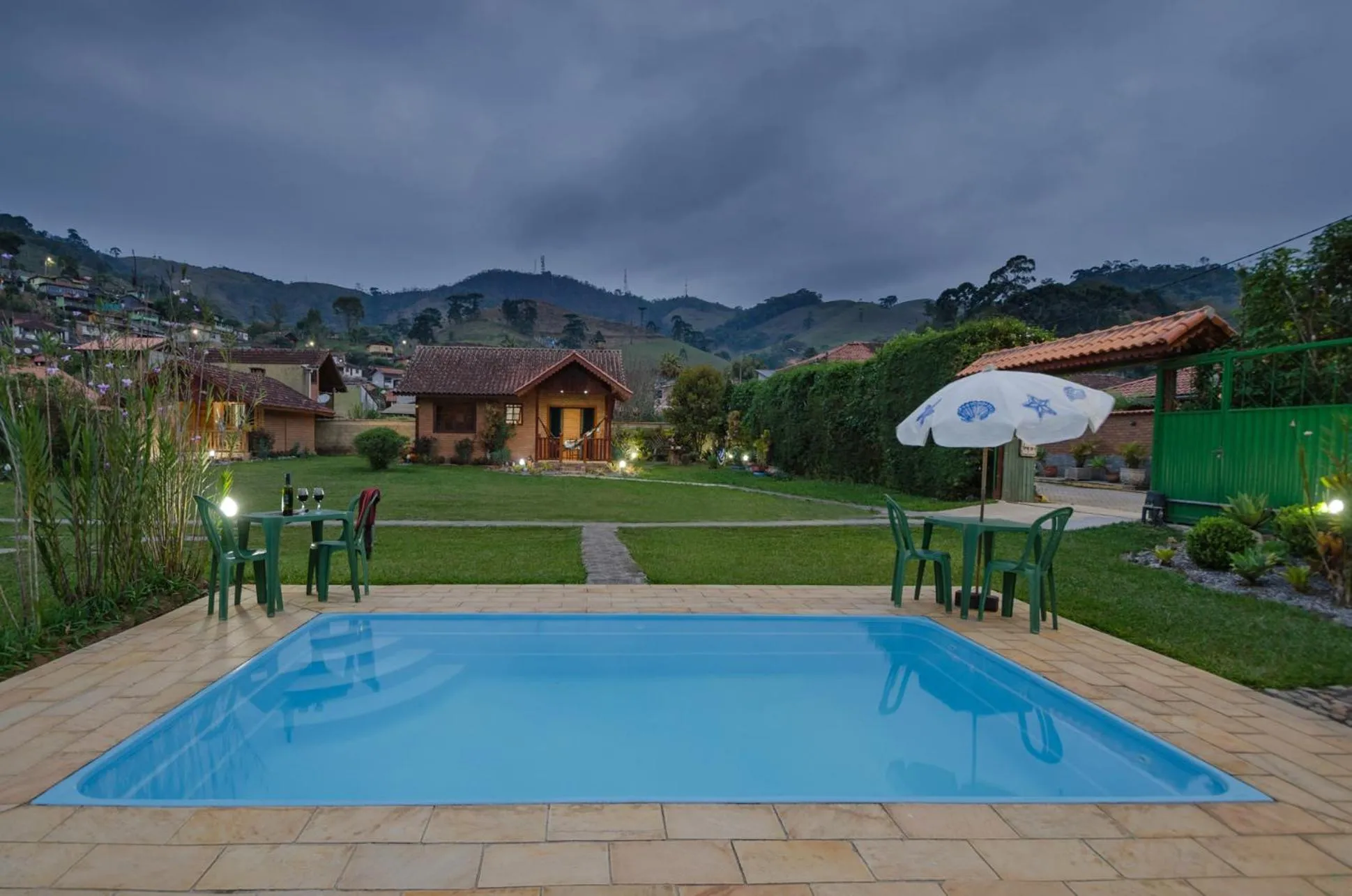 Pool view in Pousada Vista Bonita