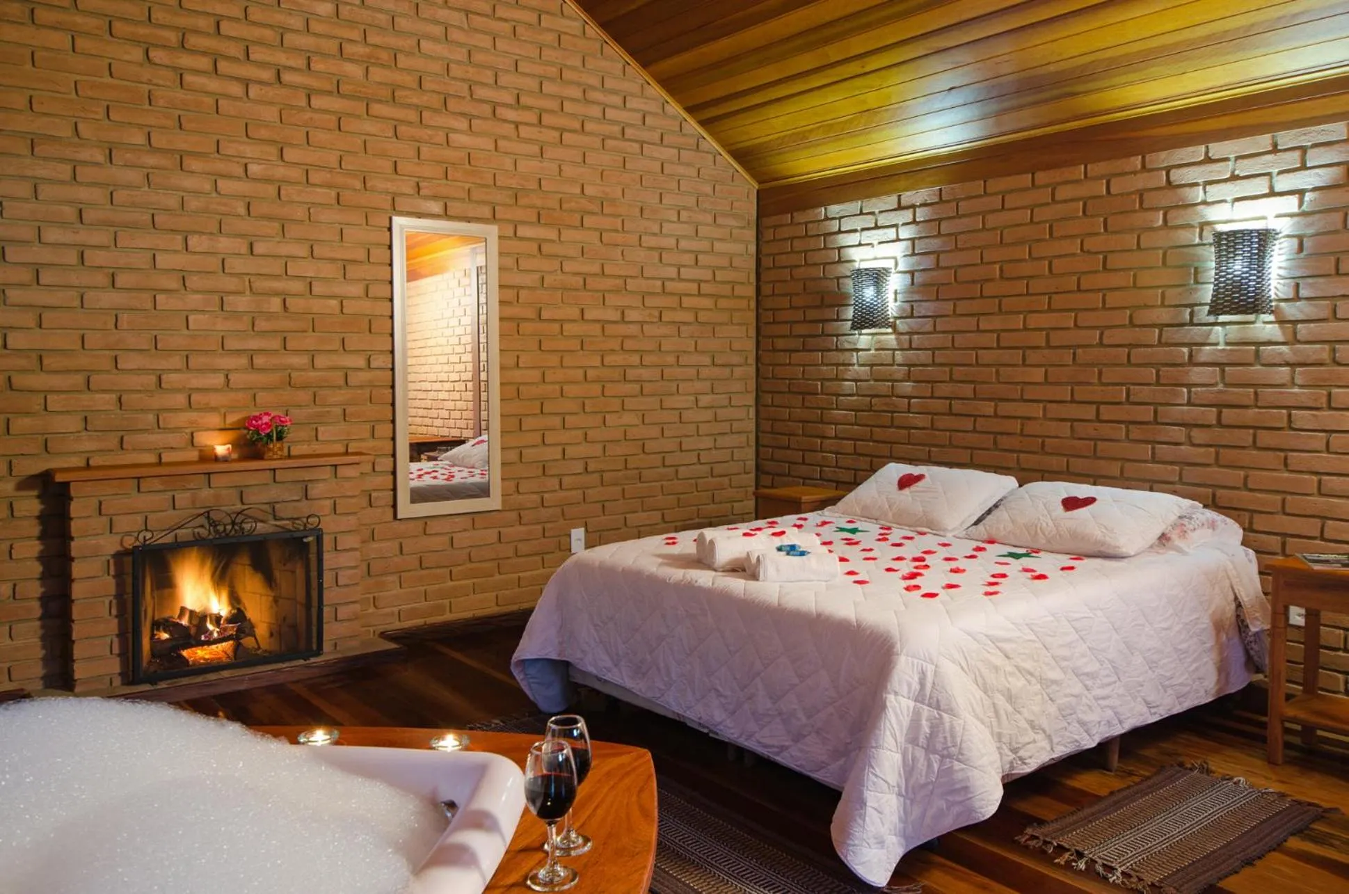 Bed in Pousada Vista Bonita