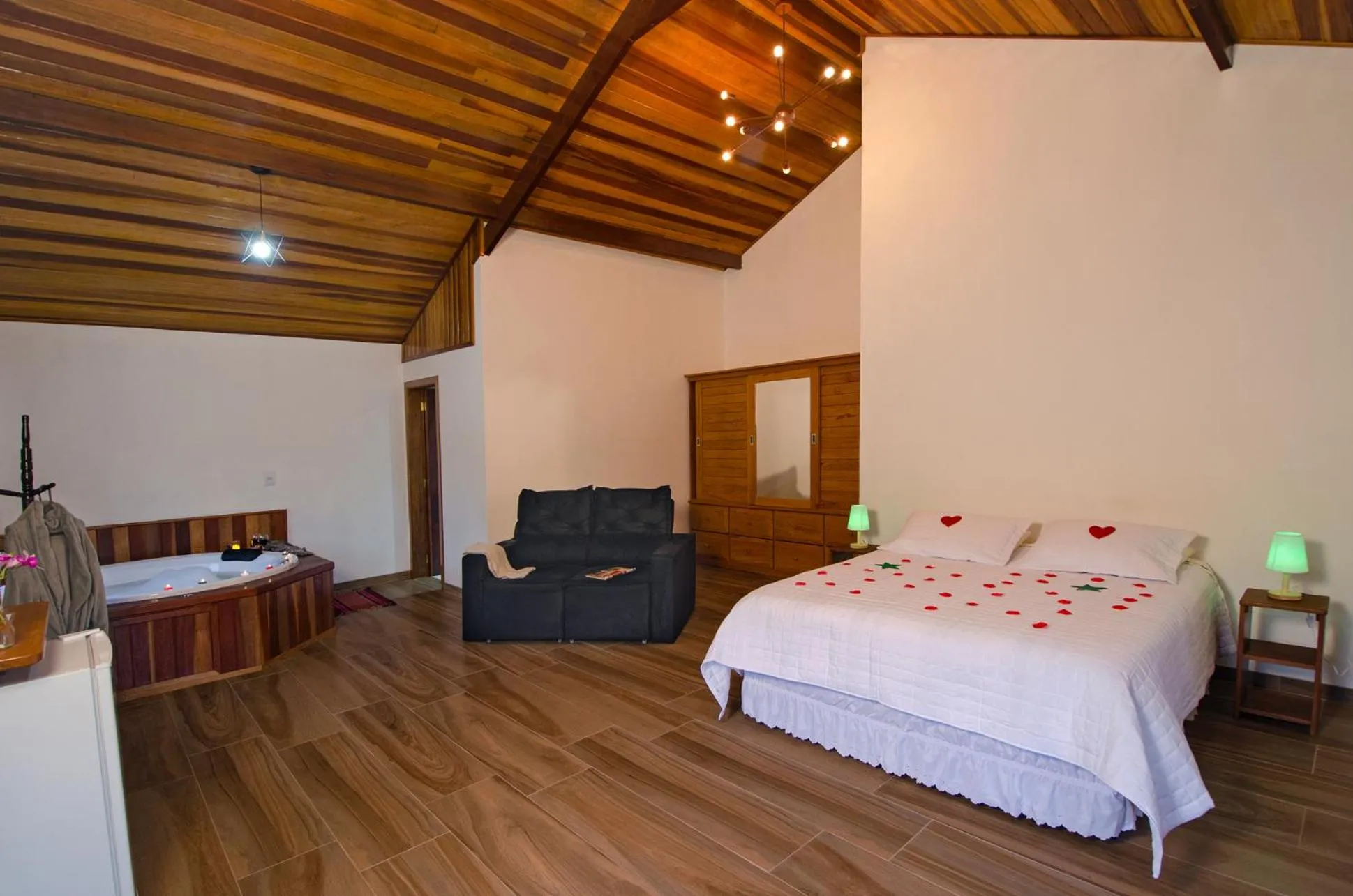 Bedroom, Bed in Pousada Vista Bonita