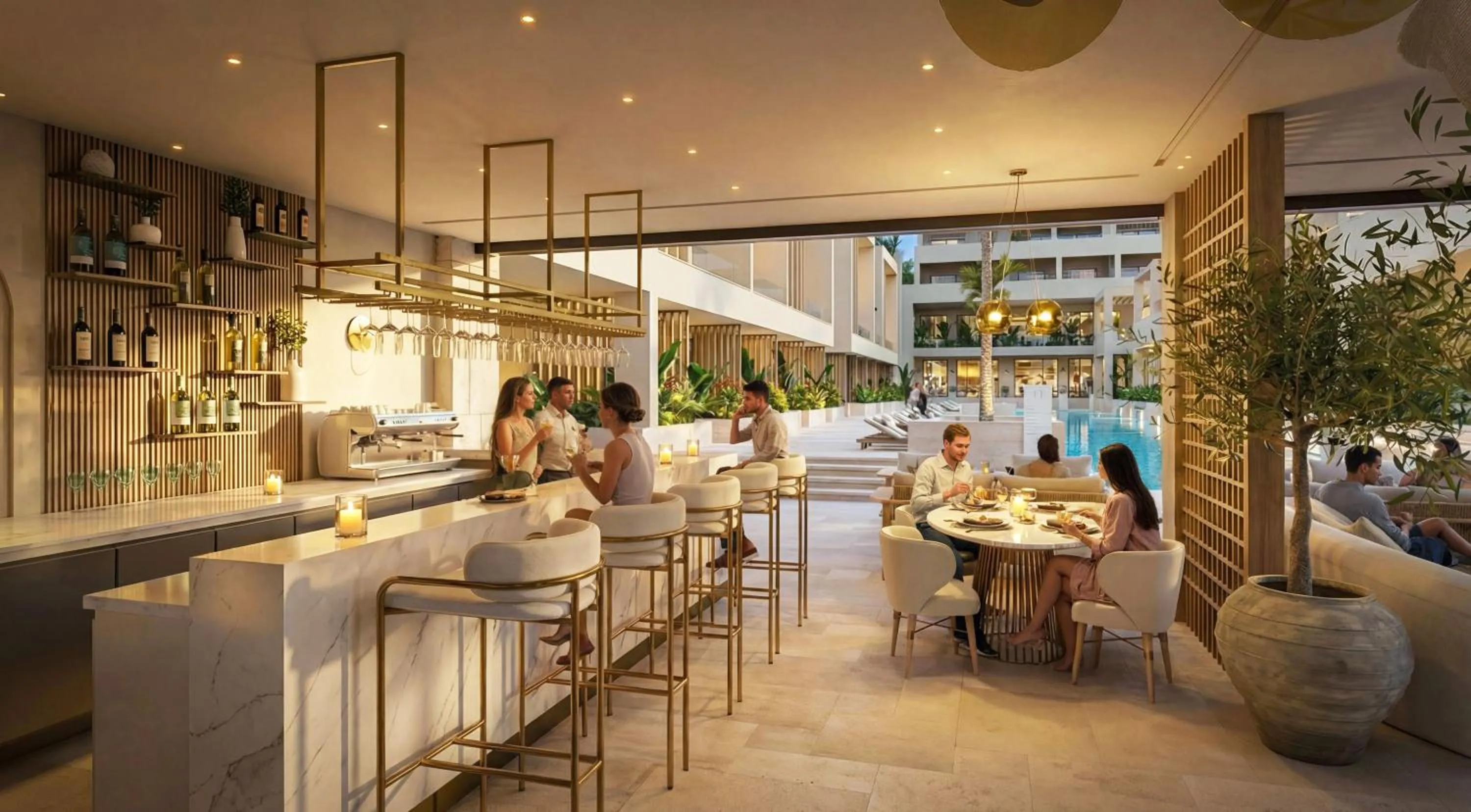 Restaurant/places to eat in Alianthos Estate Resort - ex Alianthos Garden