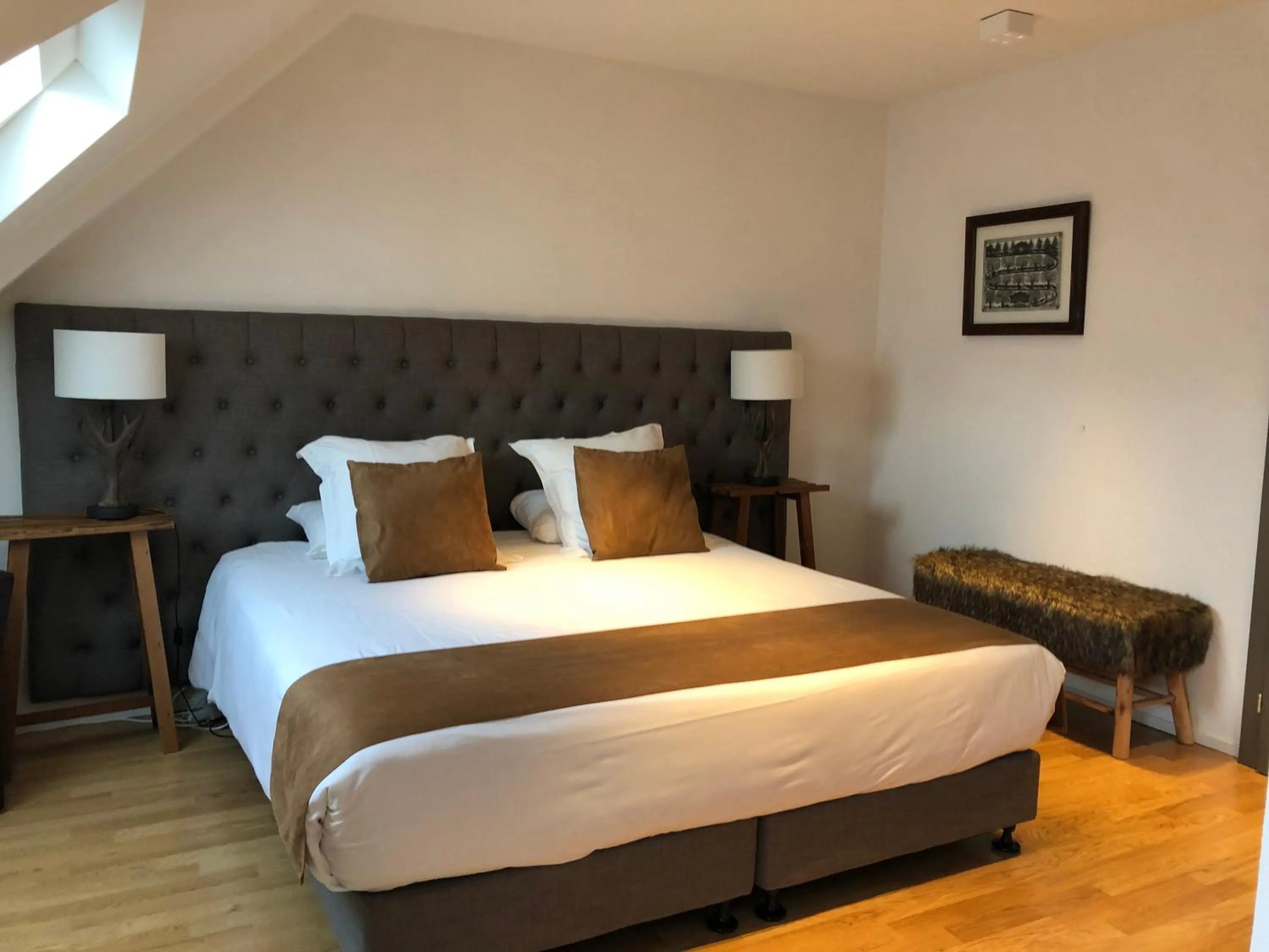 Bed in L’Auberge de Mézières