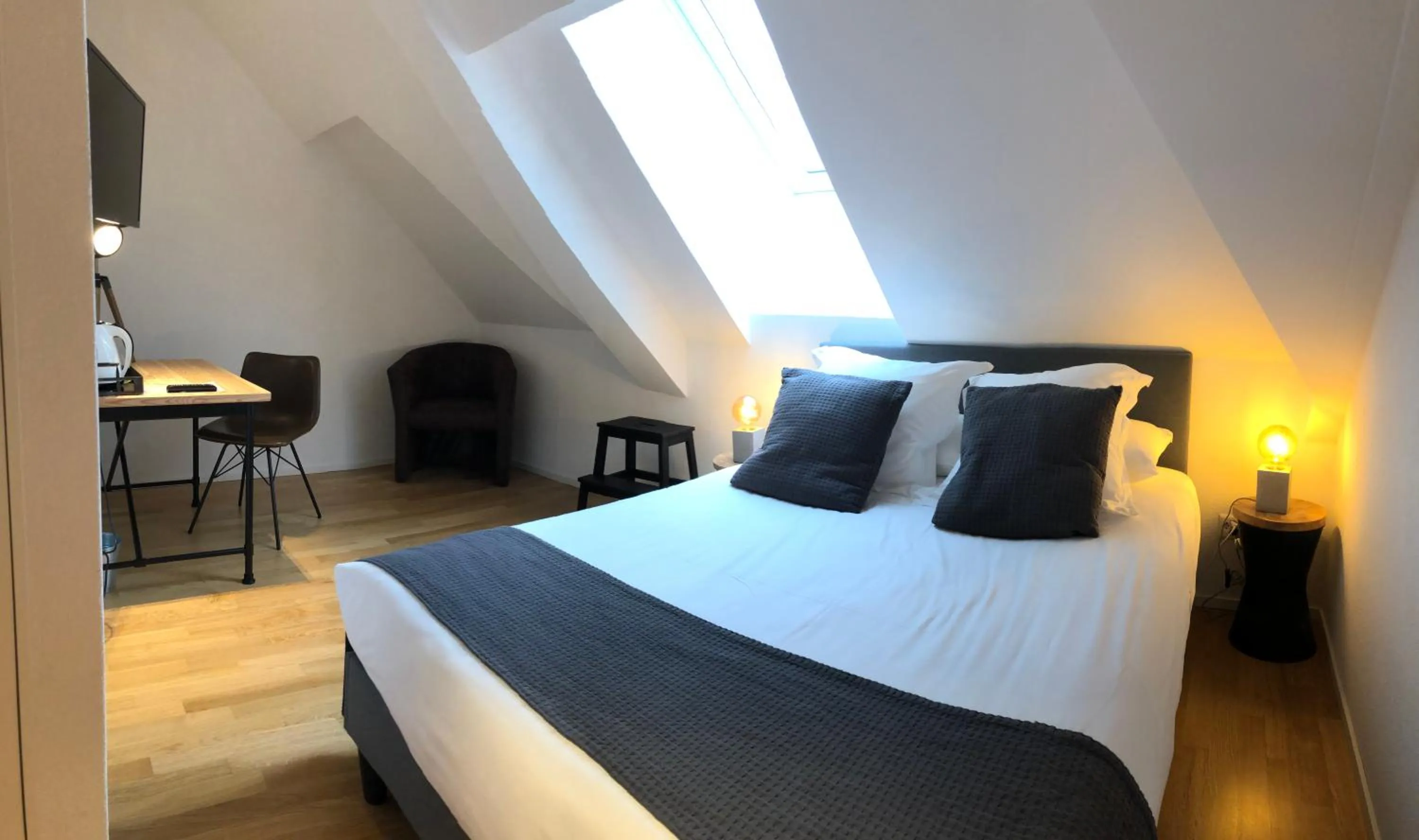 Bed in L’Auberge de Mézières