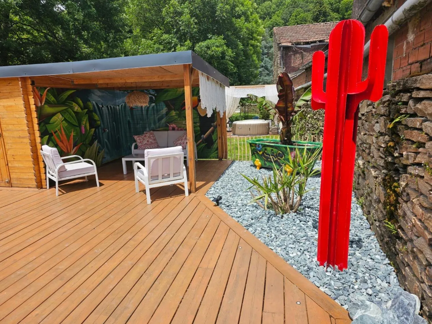 Seating area in Bastide du Thoré