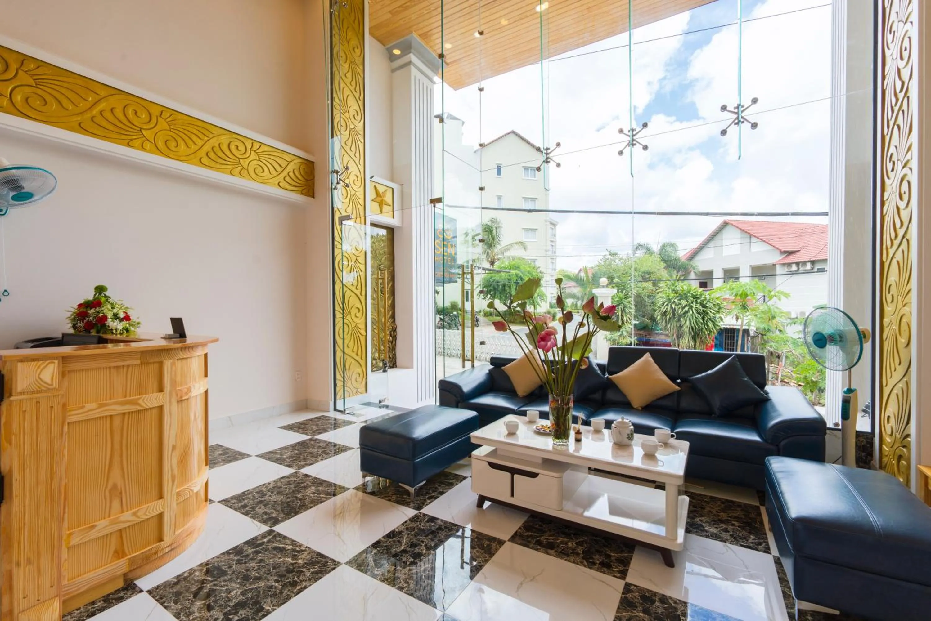 Seating area in Sen Hotel Phu Quoc