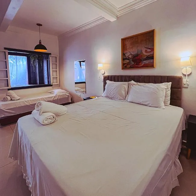 Bed in Chalés Terraviva