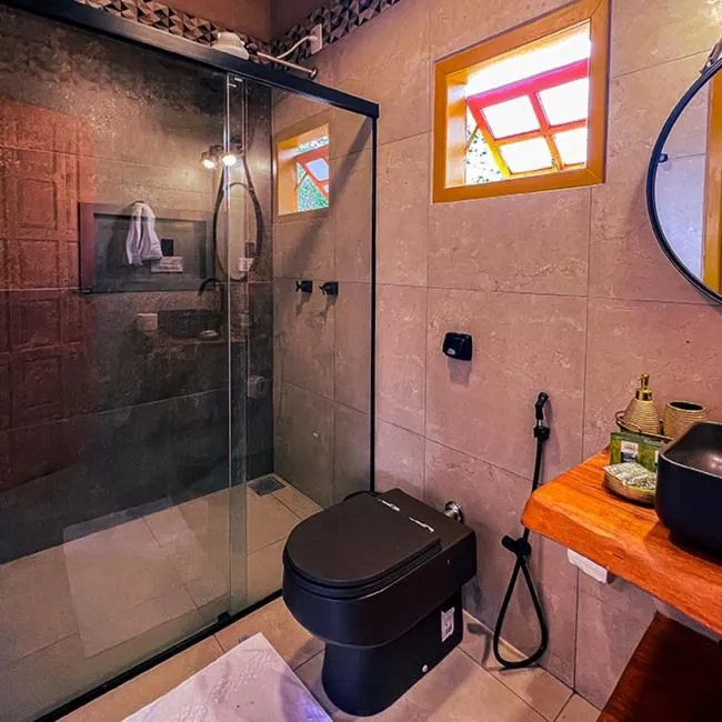 Bathroom in Chalés Terraviva