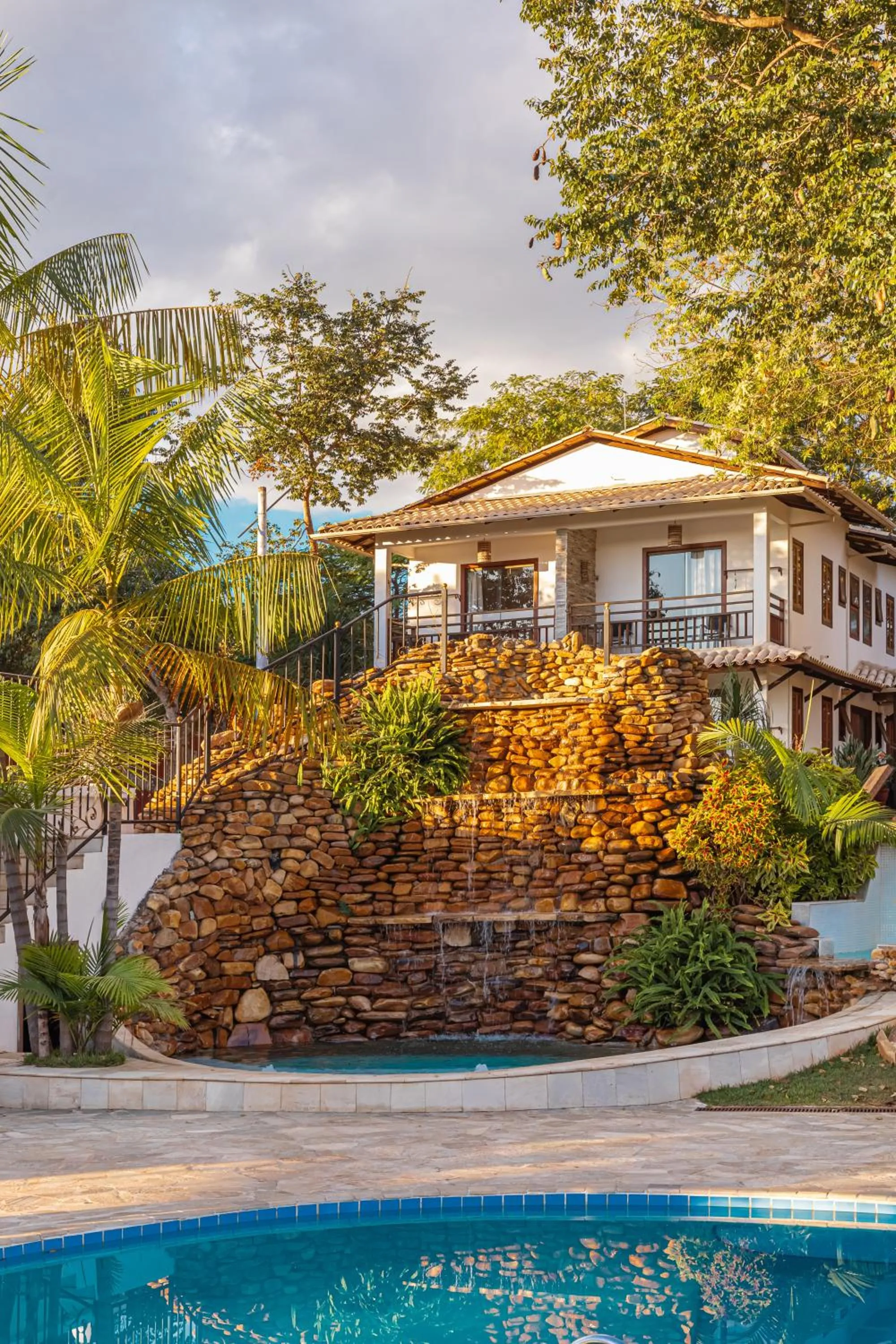 Swimming pool in Chalés Terraviva