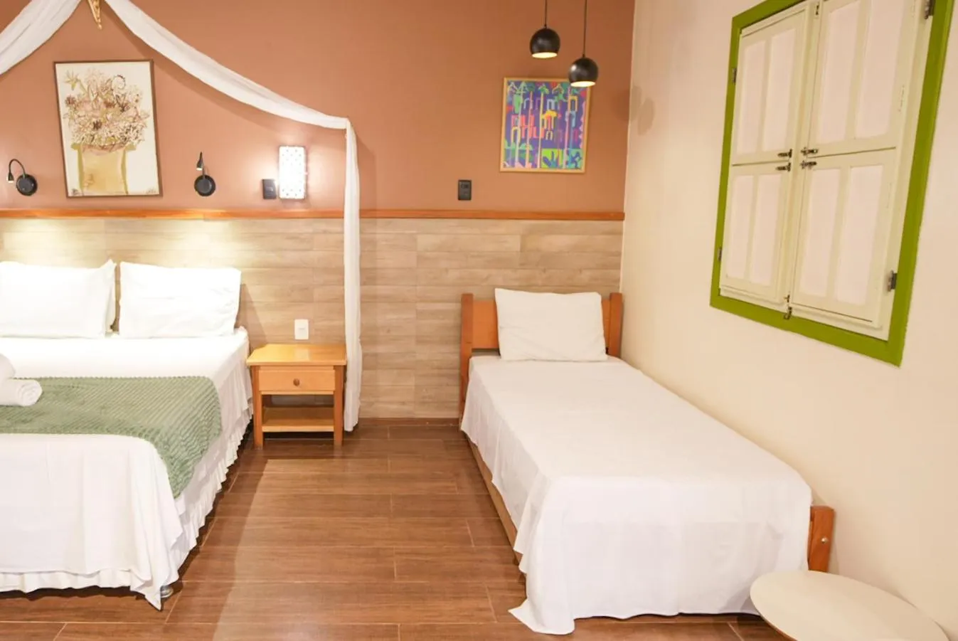 Bed in Chalés Terraviva